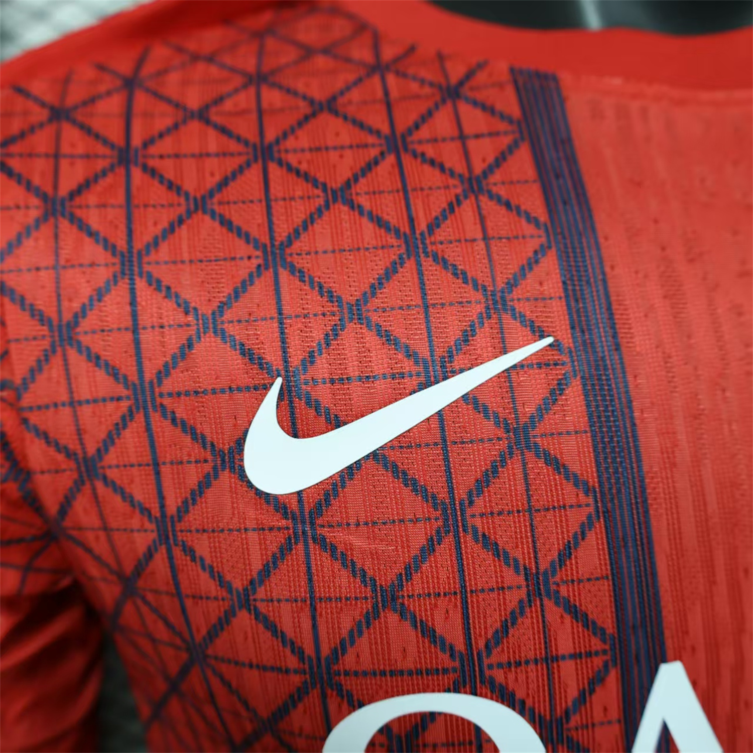 AlphaJersey-Paris Saint-Germain PSG 25-26 Red Pre-Match Training Jersey - Player Version