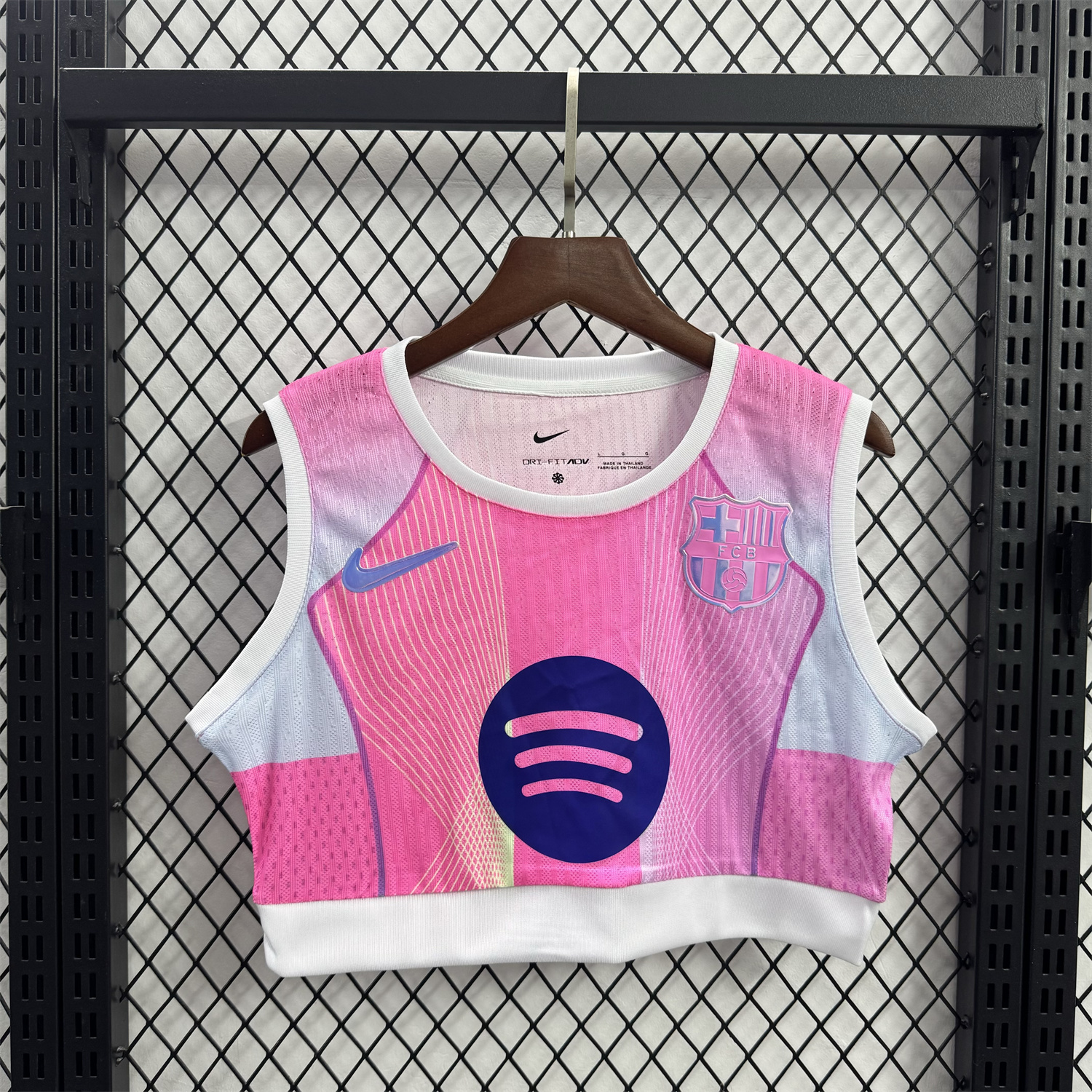 AlphaJersey-Women's Barcelona 25-26 T90 Pink Yoga Vest