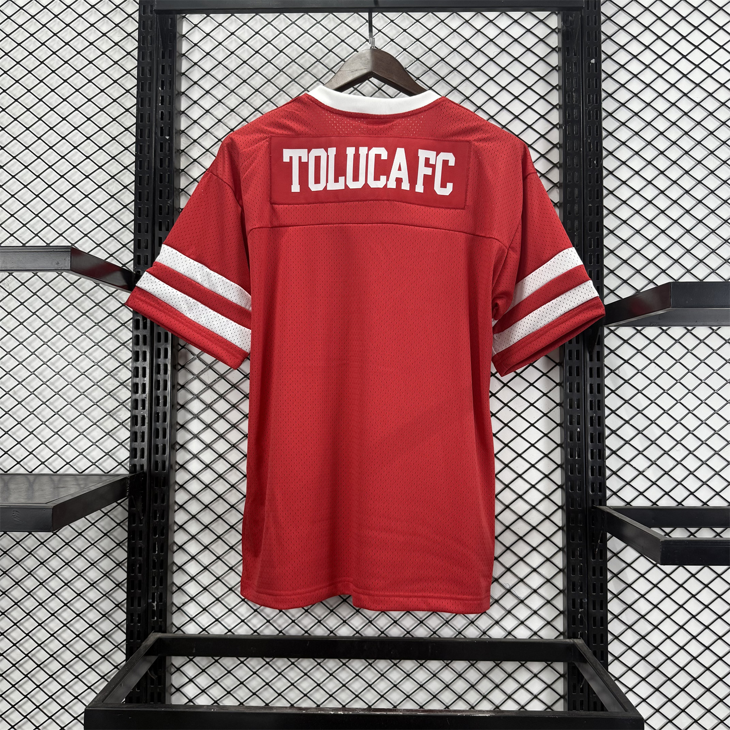 AlphaJersey-Toluca 25-26 Red Diablos Baseball Jersey