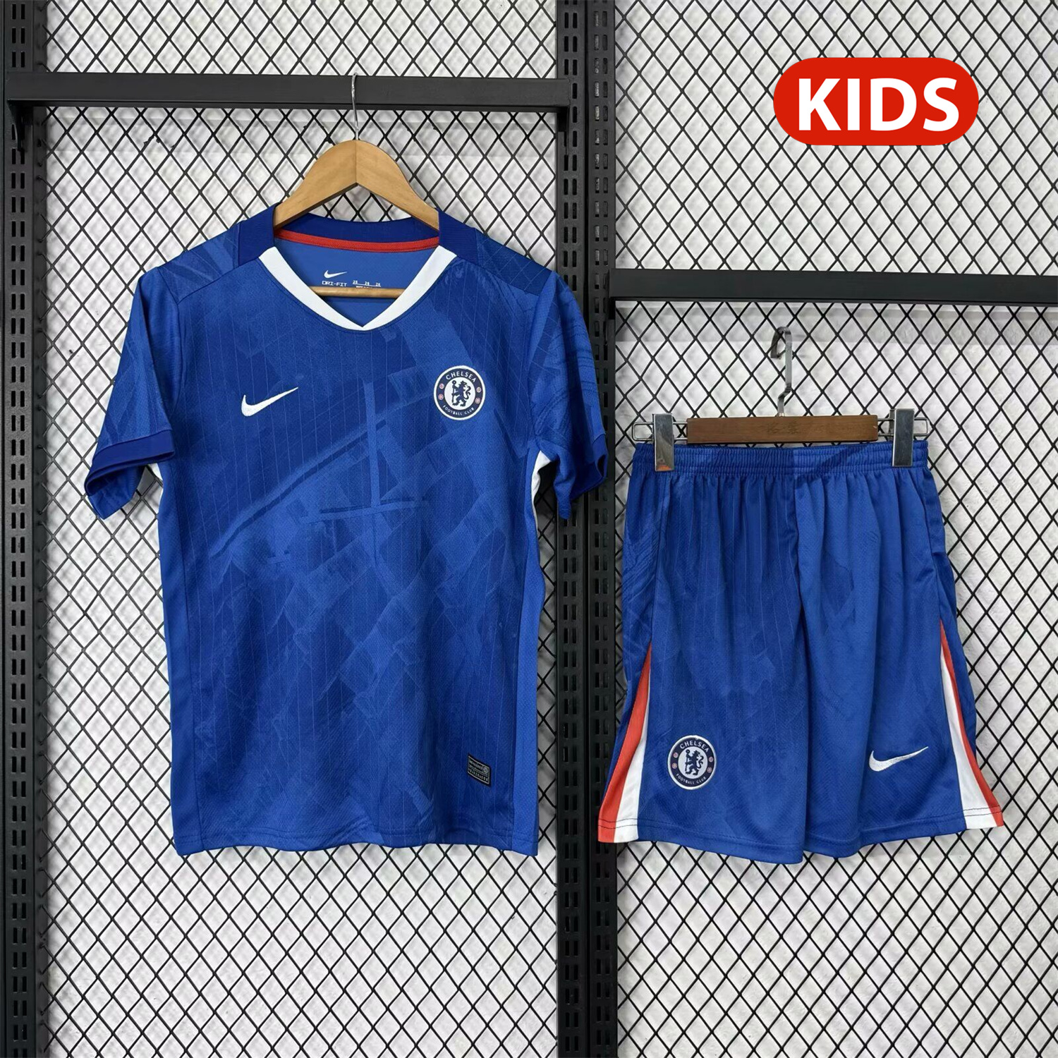AlphaJersey-C.H.E.L.S.E.A 25-26 Home Unsponsored Blue Kids Kit