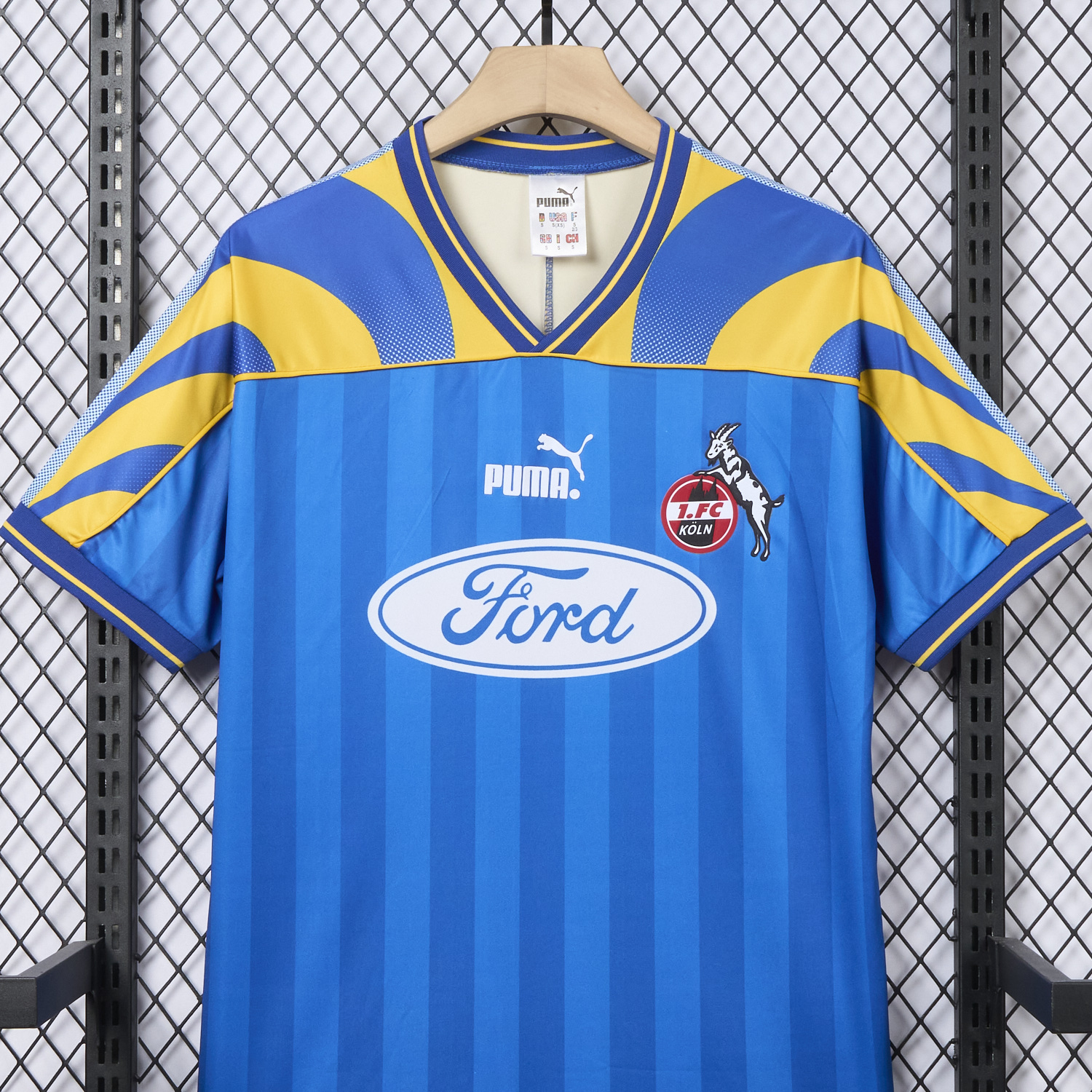 AlphaJersey-Retro 1. FC Köln 1995-96 Away Blue Jersey