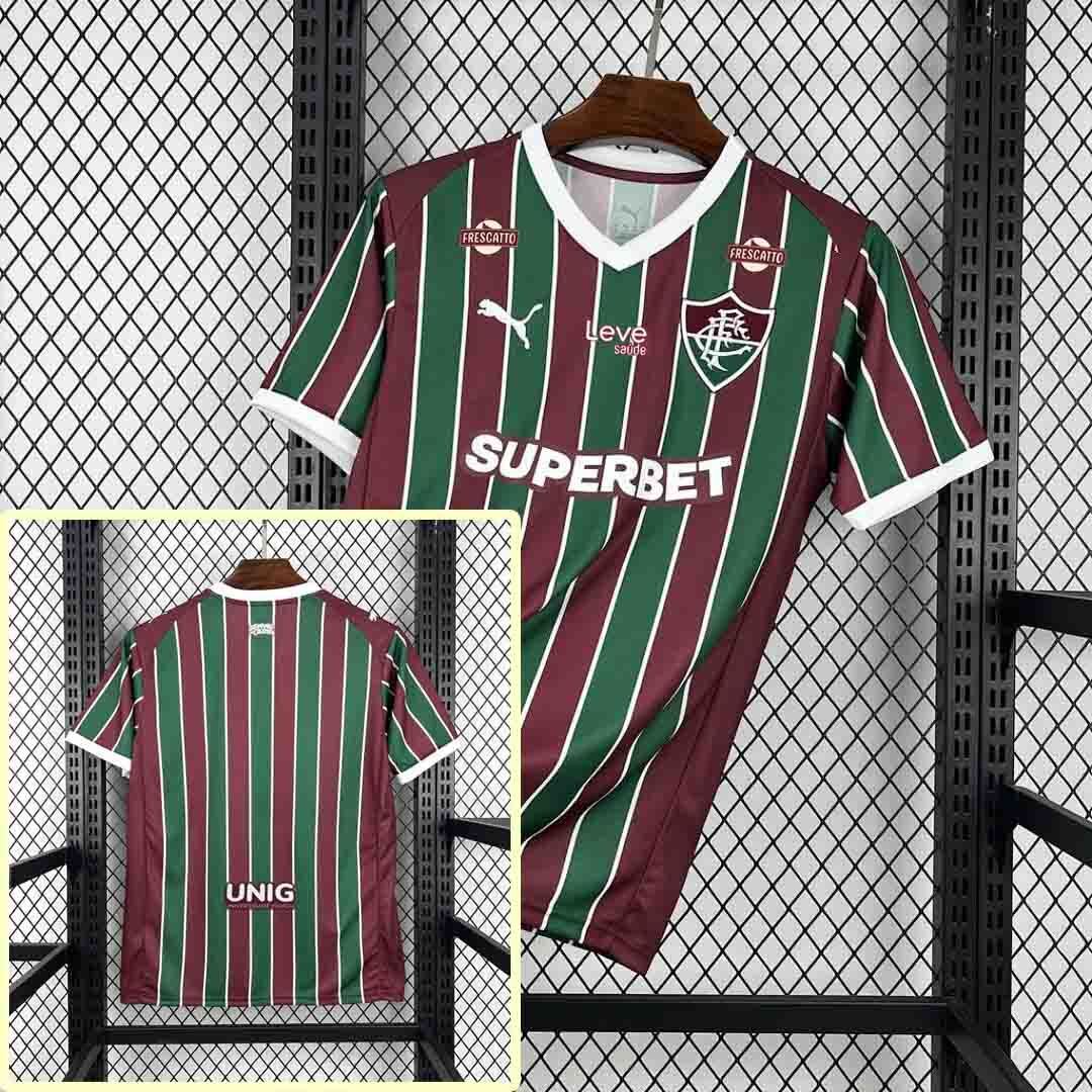 AlphaJersey-Fluminense 26-27 Home Jersey With All Sponsors - Fans Version