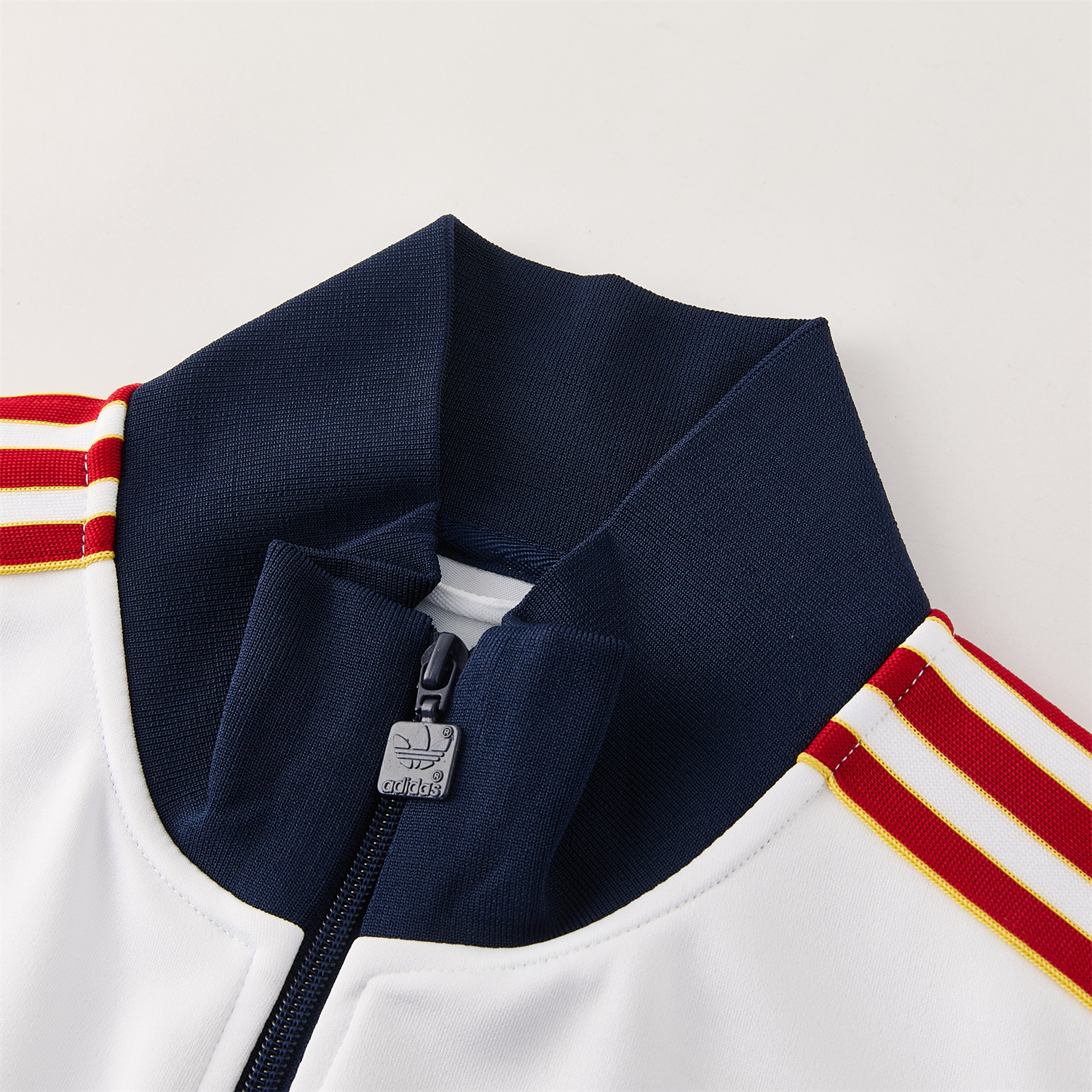 AlphaJersey-AS Roma 25-26 Originals LFSTLR Jacket Training Tracksuit - White Top and Blue Pant