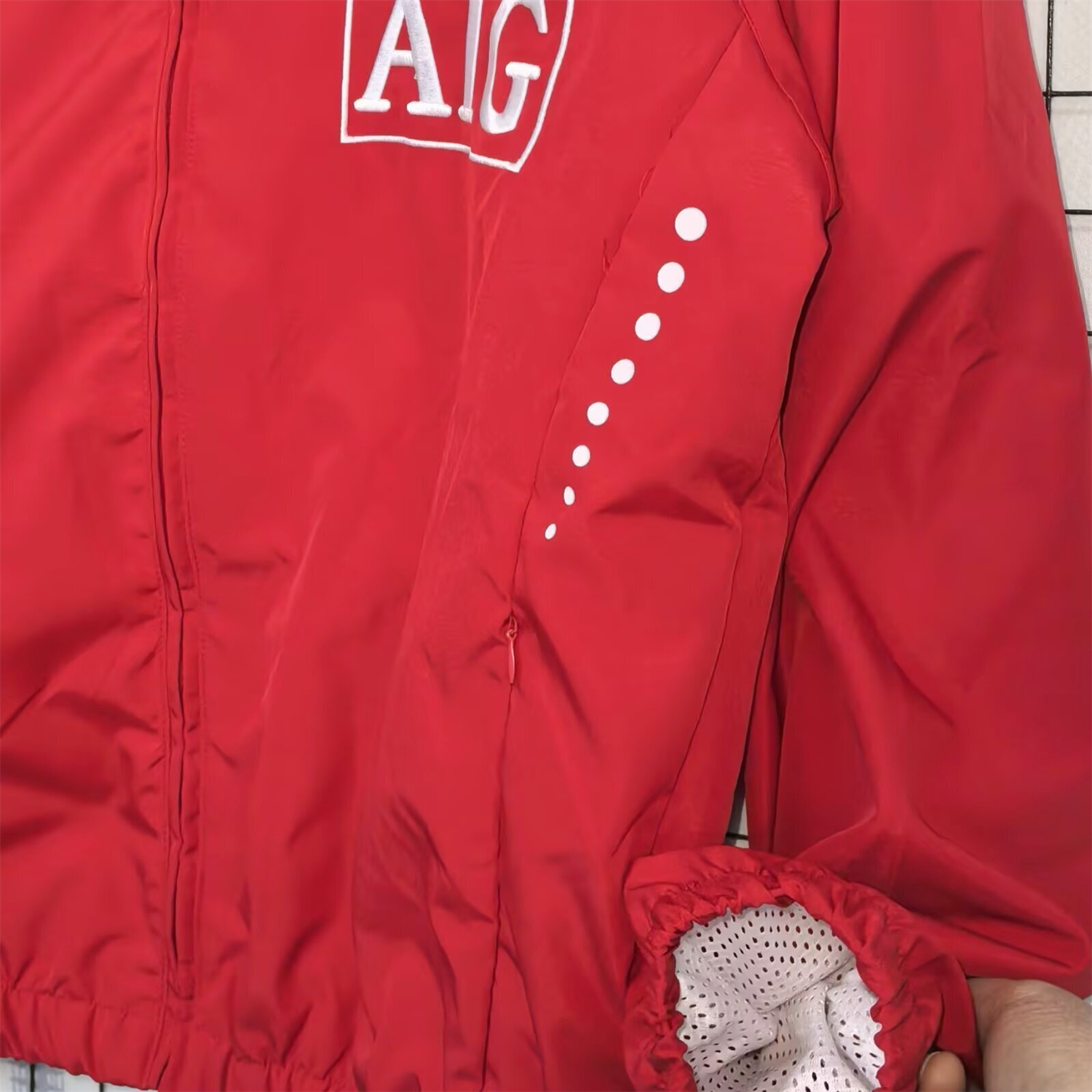 AlphaJersey-Retro Manchester United 2010-11 Red Windbreaker Jacket