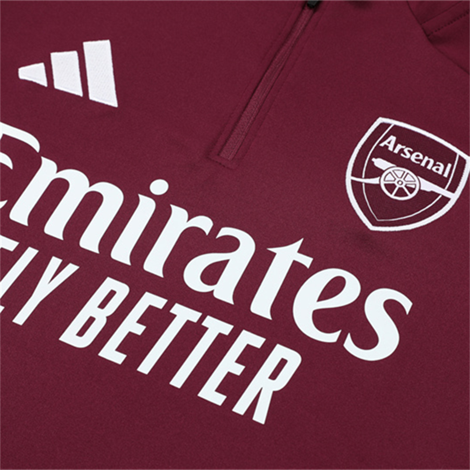 AlphaJersey-Arsenal 25-26 Long Sleeve Training Set - Wine Red Top & Grey Pants
