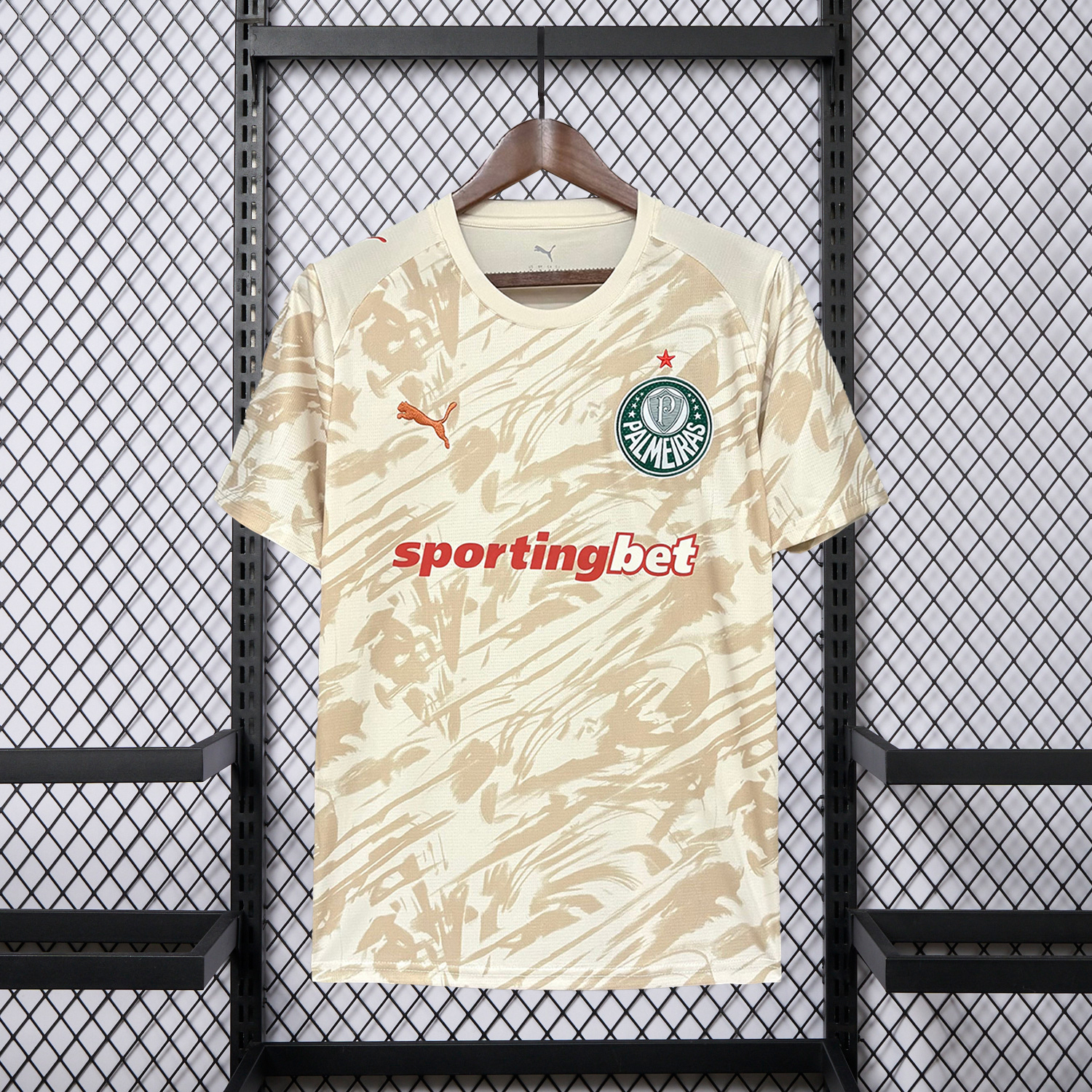 AlphaJersey-Palmeiras 26-27 Off-White Goalkeeper Jersey - Fans Version