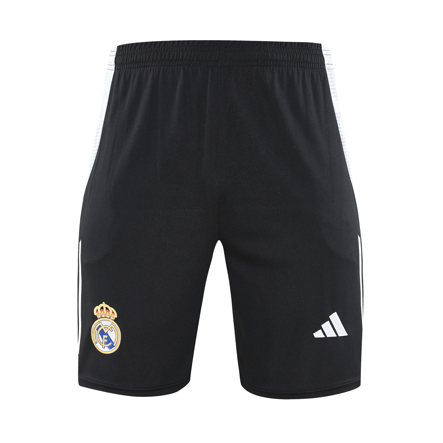 AlphaJersey-Real Madrid 25-26 Short-Sleeve Training Set - Green-Black Dragon Top & Black-White Shorts