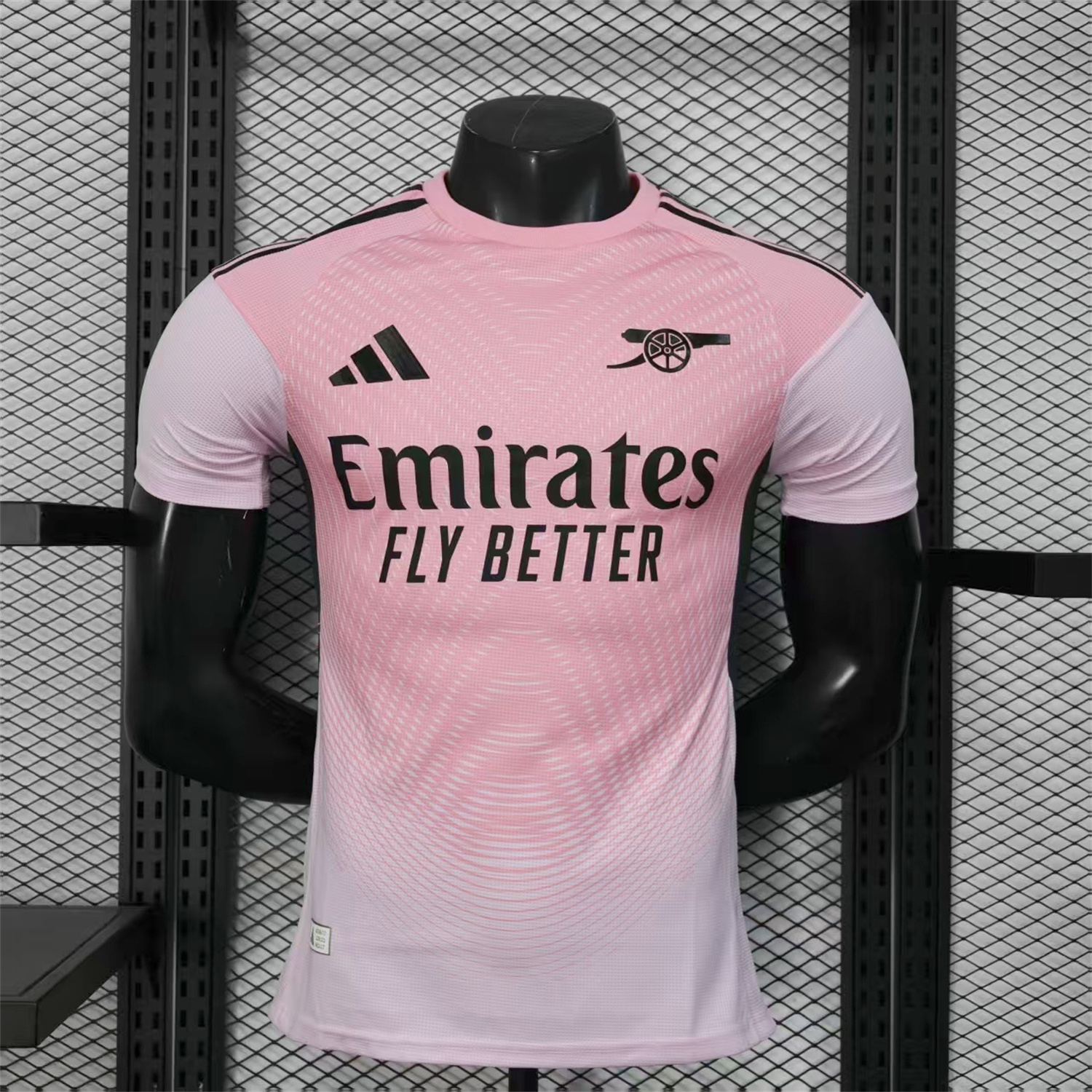 AlphaJersey-Arsenal 25-26 Pre-Match Training Pink Jersey - Player Version