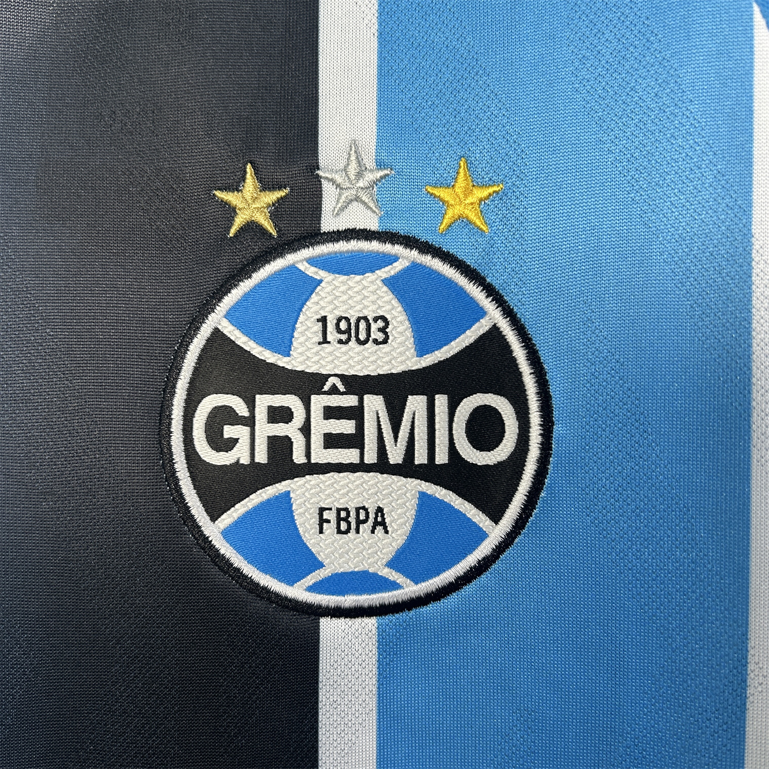 AlphaJersey-Gremio 25-26 Home Unsponsored Long Sleeves Jersey - Fans Version