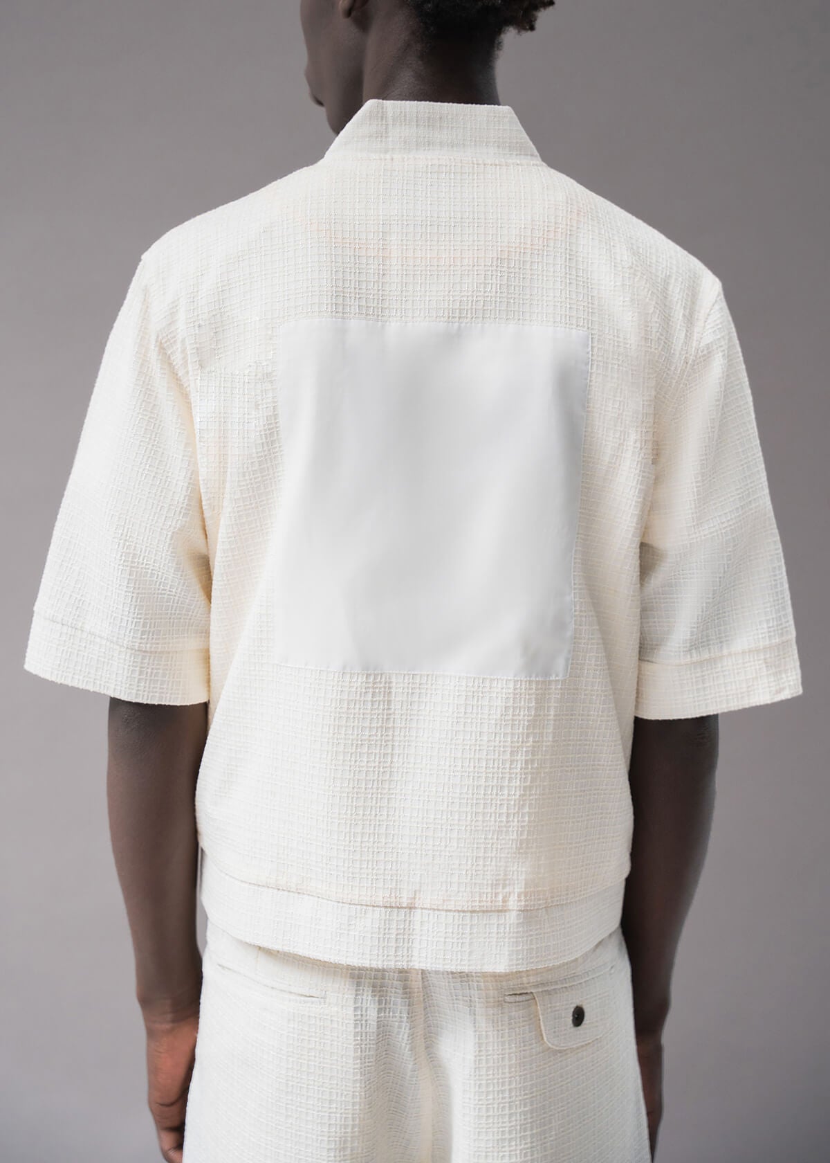 Off White Grid Meso Jkt | Modern Menswear by yycbvcnbmmnbm