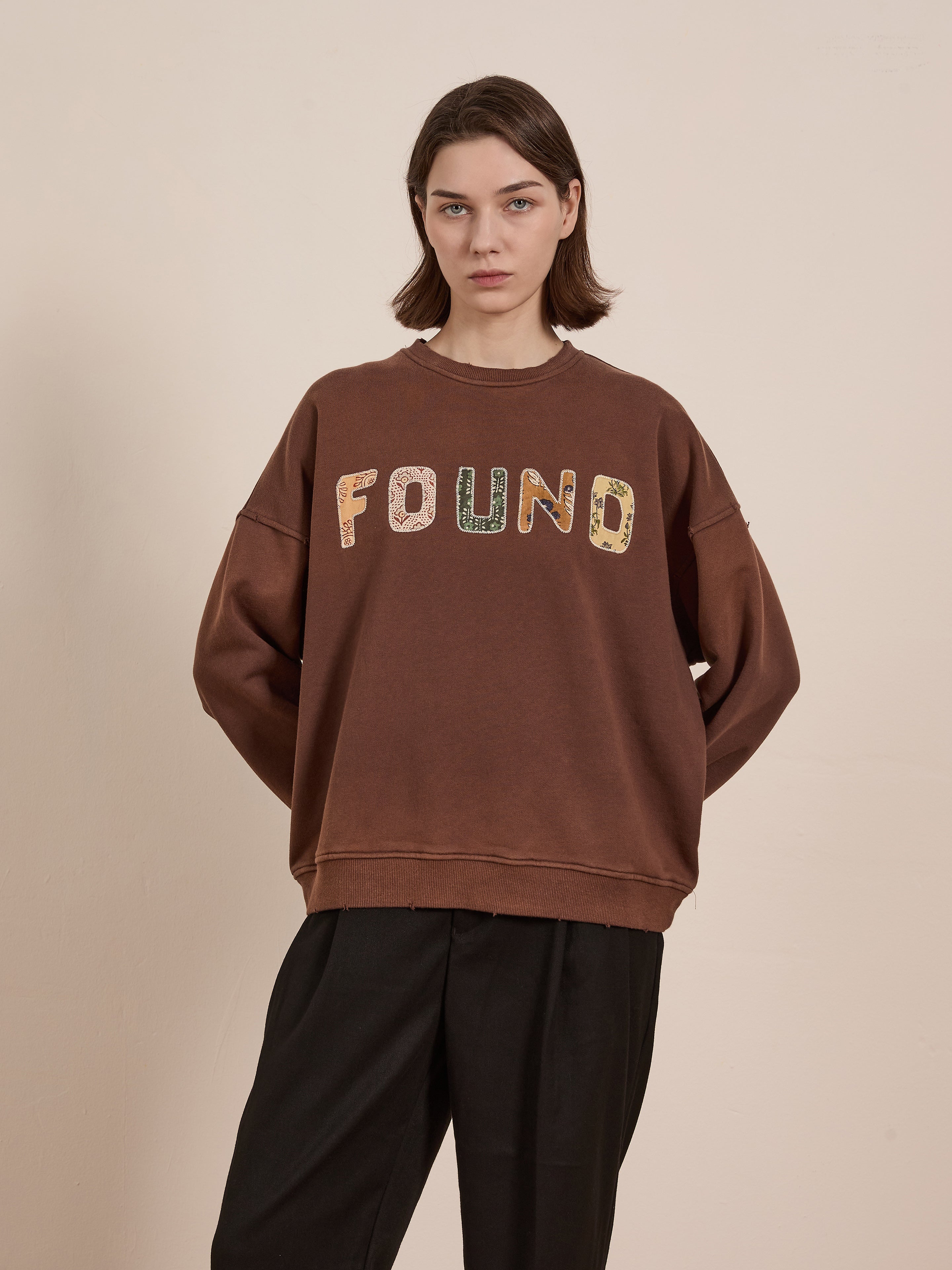 Patterned Logo Crewneck | Modern Menswear by yycbvcnbmmnbm
