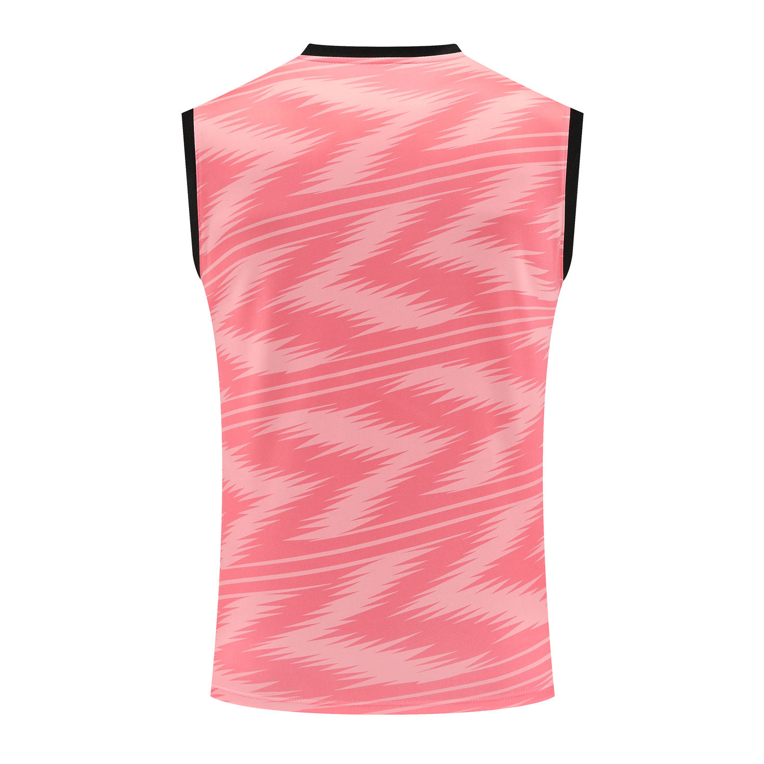AlphaJersey-Real Madrid 25-26 Vest Training Set - Pink Arrow Pattern Vest & Black Shorts