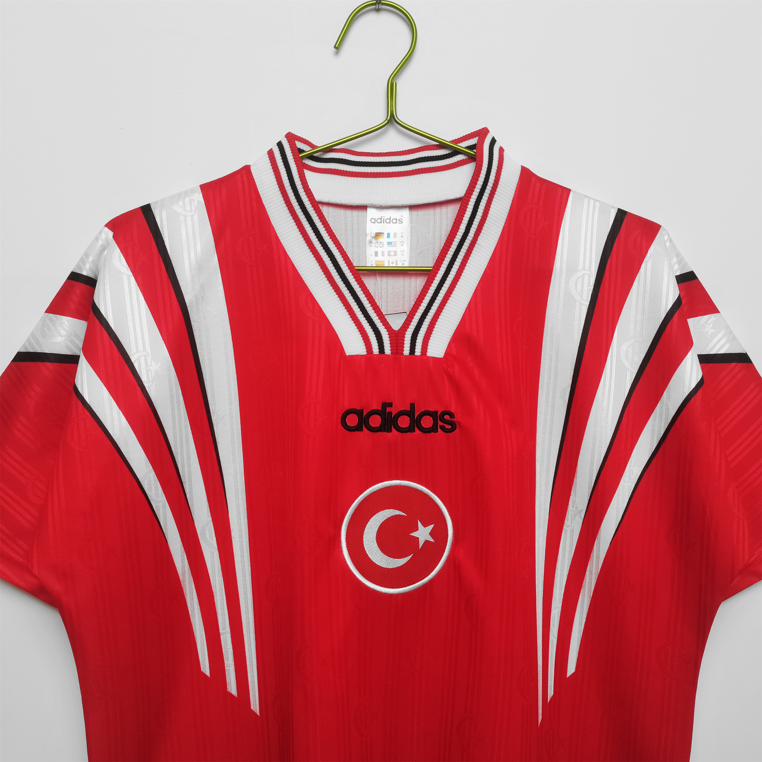 AlphaJersey-Retro Turkey 1996 Home Stadium Jersey