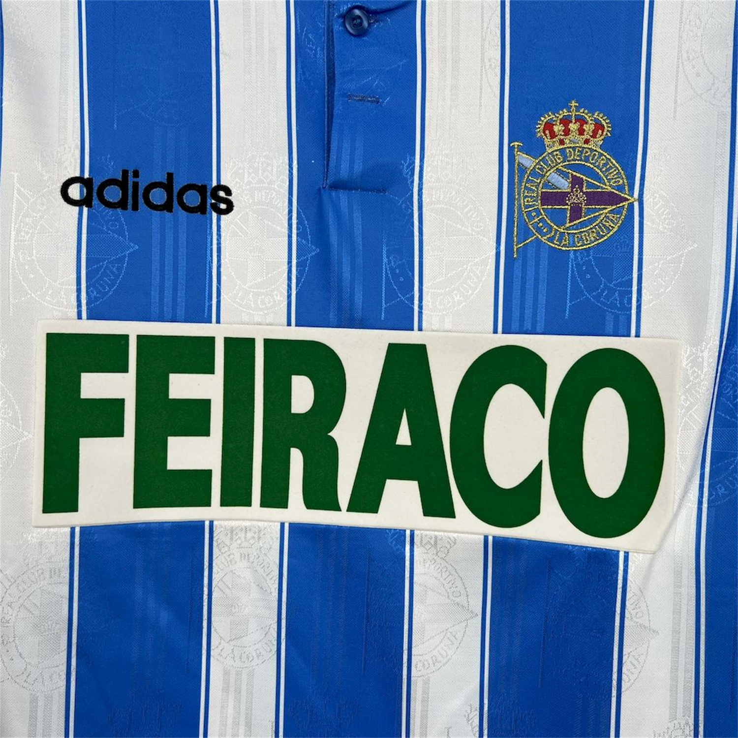 AlphaJersey-Retro Deportivo de La Coruña 1997-98 Home Jersey