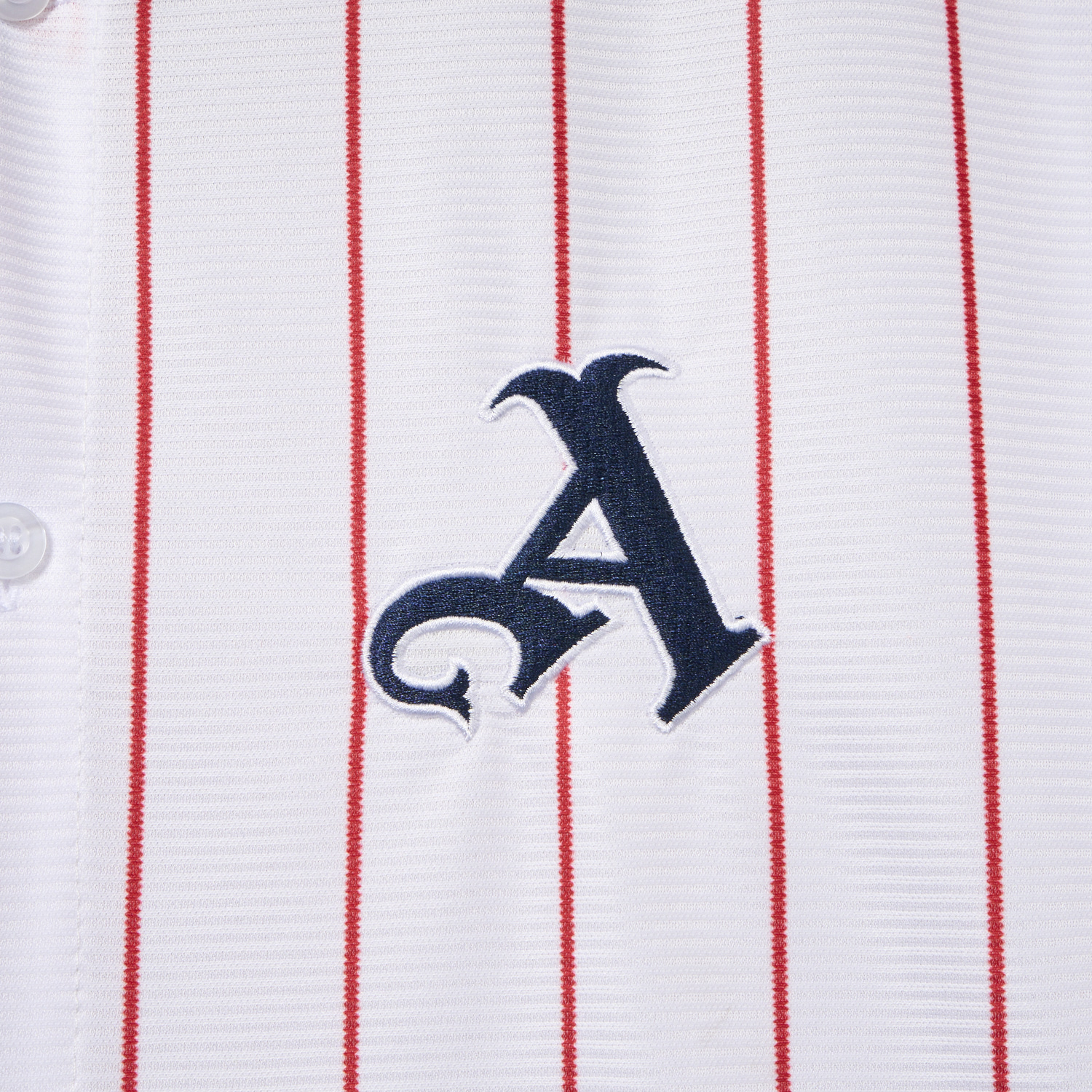 AlphaJersey-Arsenal 25-26 White Baseball Jersey with Red Stripes