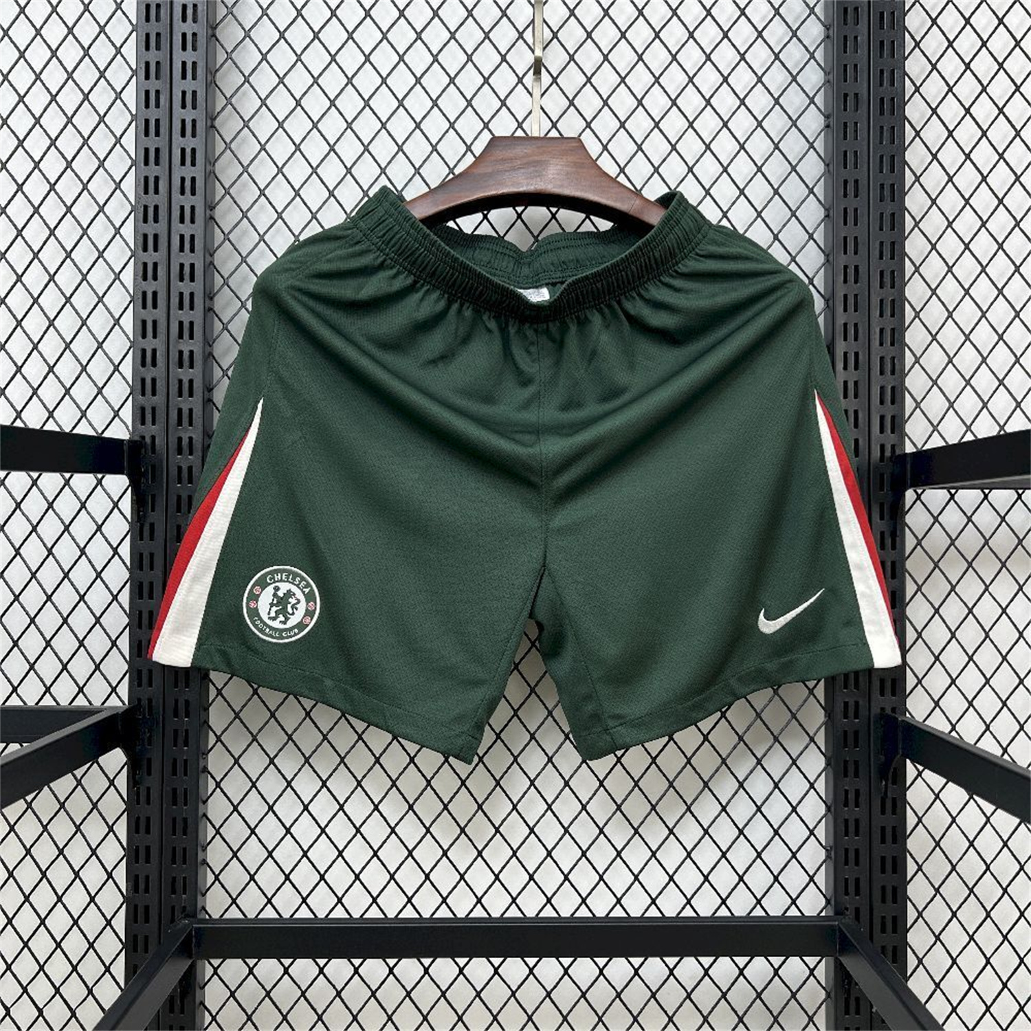 AlphaJersey-C.H.E.L.S.E.A 25-26 Away Green Shorts - Fans Version