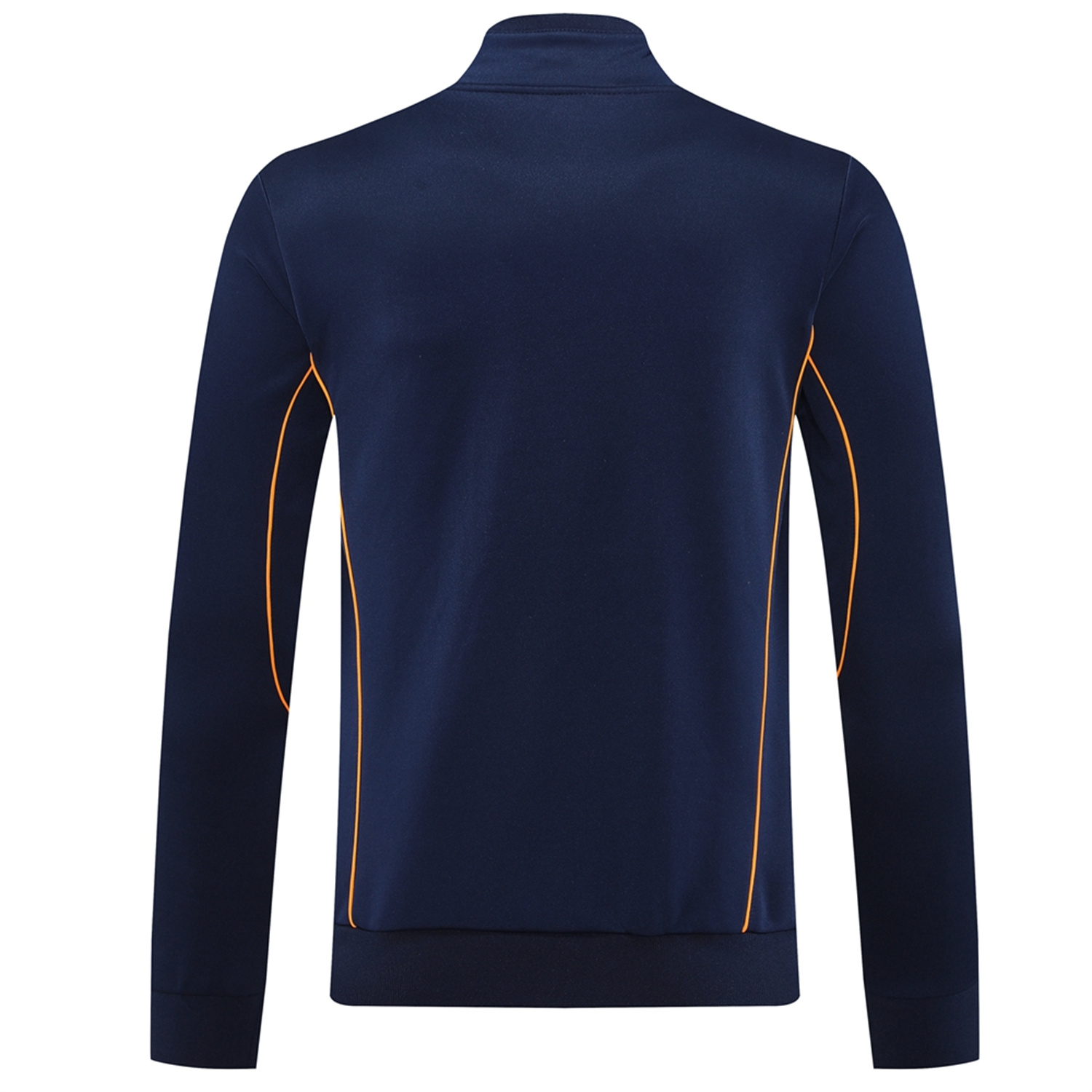 AlphaJersey-Real Madrid 25-26 Jacket Training Tracksuit - Royal Blue Jackets & Pants with Orange Lines