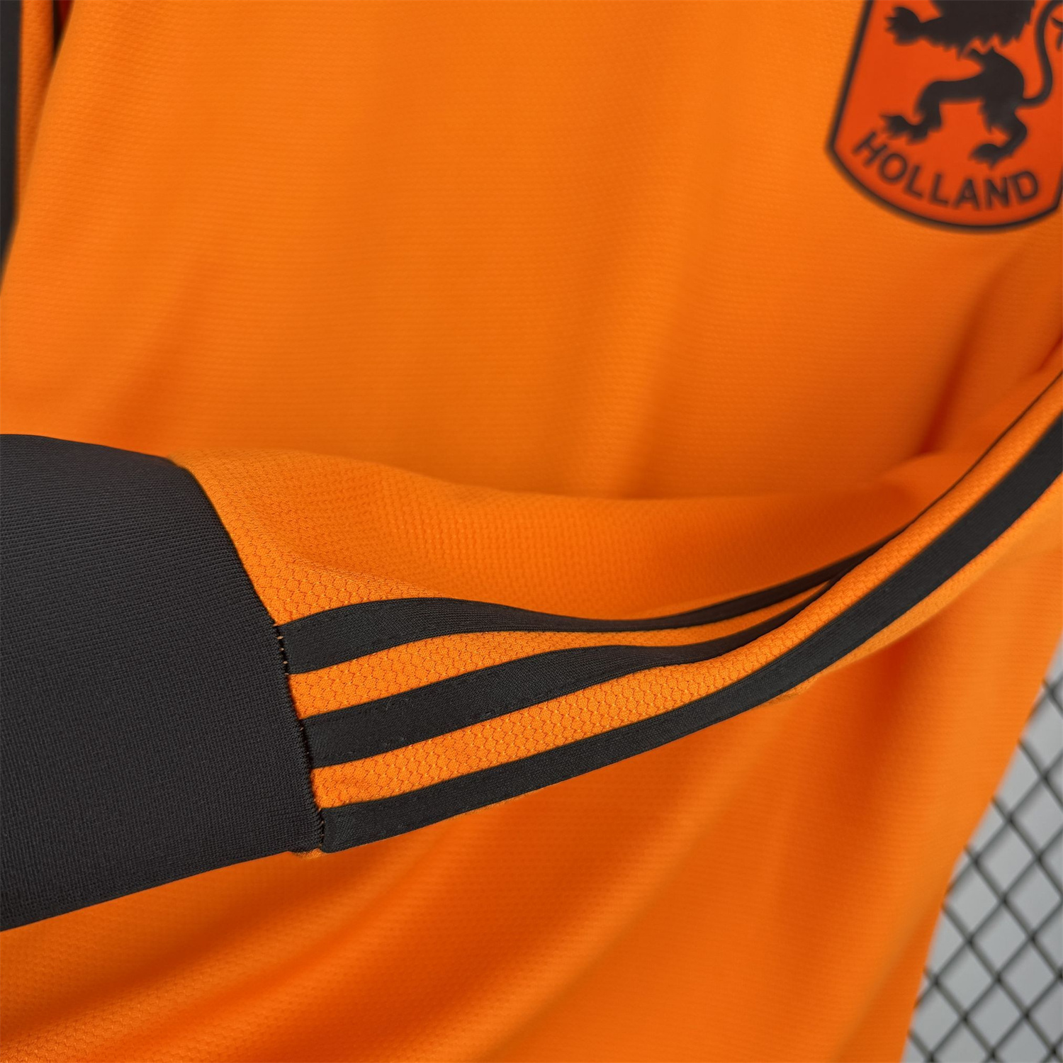 AlphaJersey-Retro Netherlands 1980 Home Long Sleeves Jersey - Fans Version