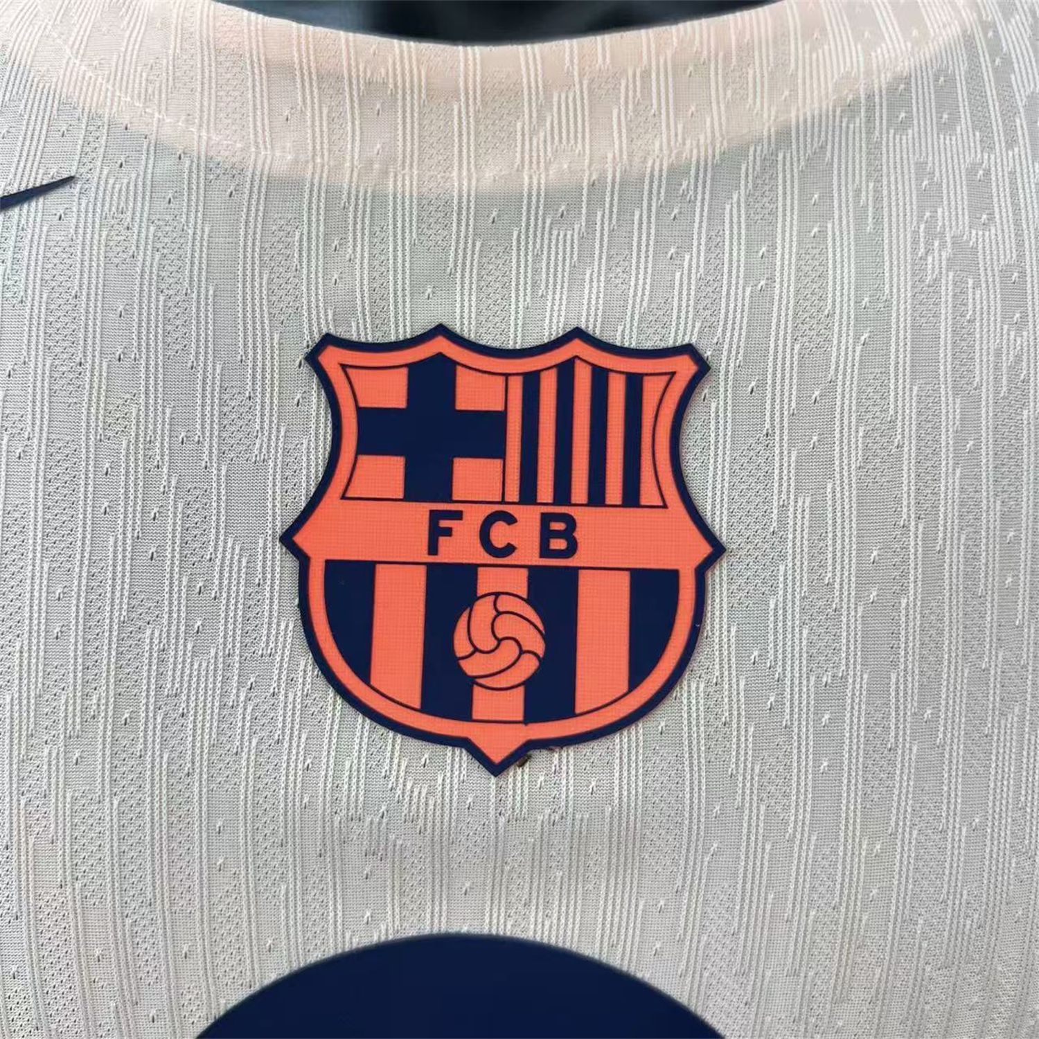 AlphaJersey-Barcelona 25-26 Beige Pre-Match Jersey - Player Version