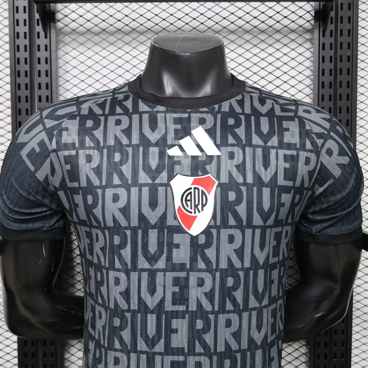 AlphaJersey-River Plate 25-26 Black Special Jersey - Player Version