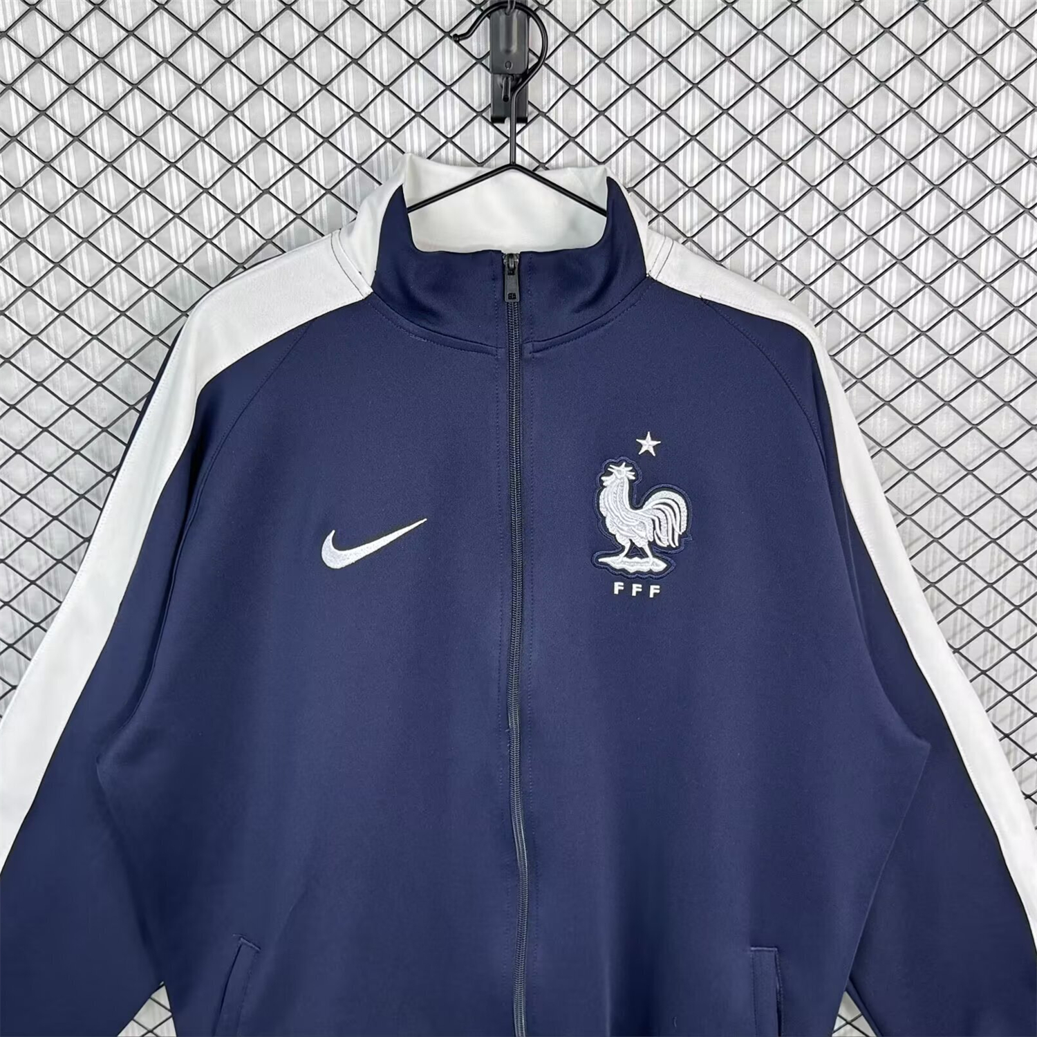 AlphaJersey-Retro France 2014 Home Windbreaker