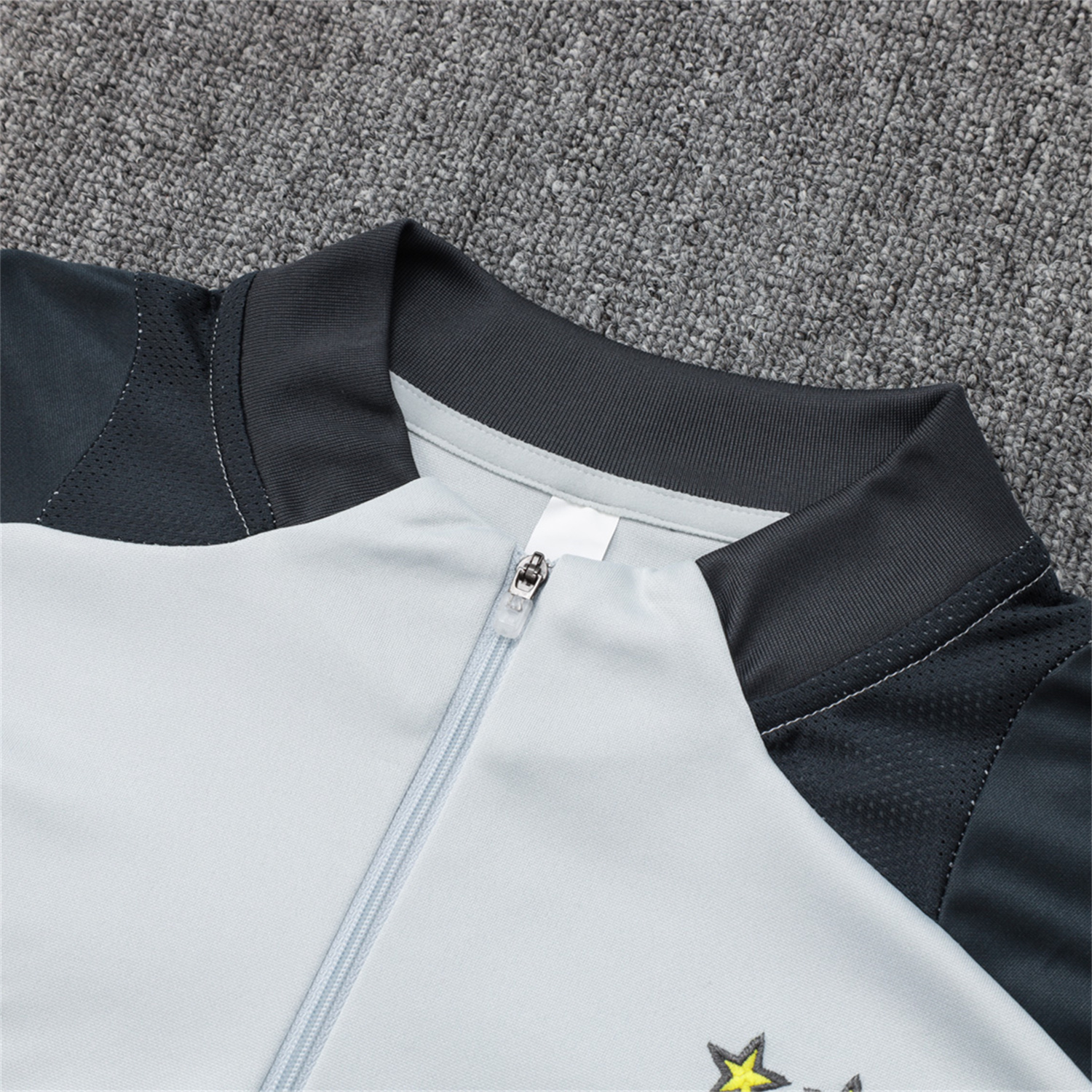 AlphaJersey-Benfica 25-26 Long Sleeve Training Set - Grey Top and Deep Grey Pants