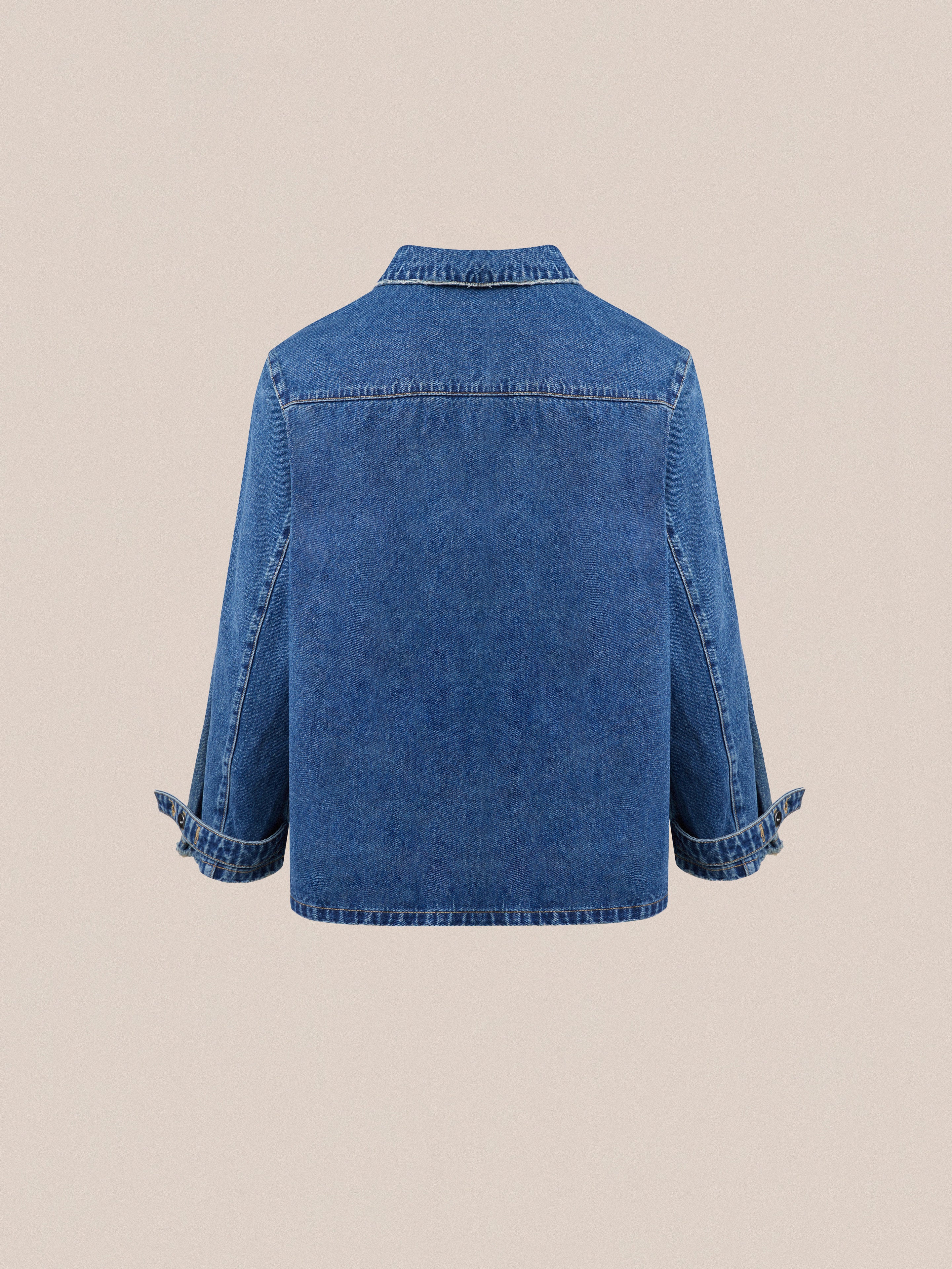 Azin Denim Pullover Work Shirt | Modern Menswear by yycbvcnbmmnbm