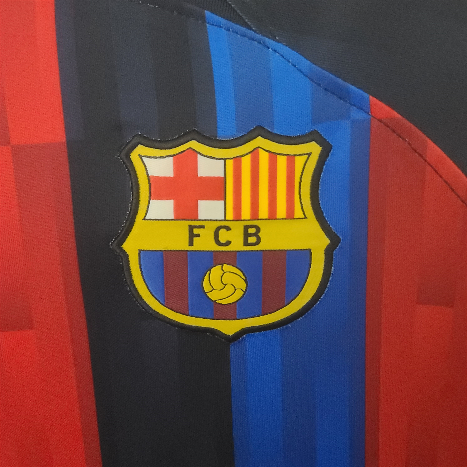 AlphaJersey-Retro Barcelona 22-23 Owl Sponsor Home Jersey