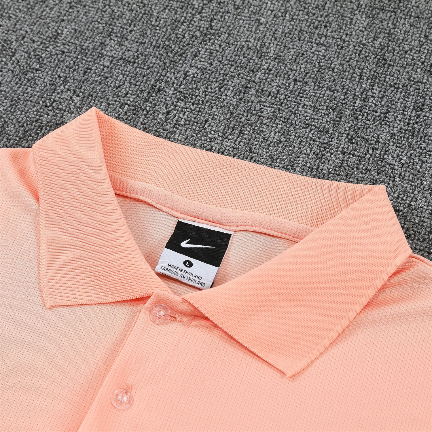 AlphaJersey-Barcelona 25-26 POLO Short-Sleeve Training Set - Pink Top and Dark Blue Pants