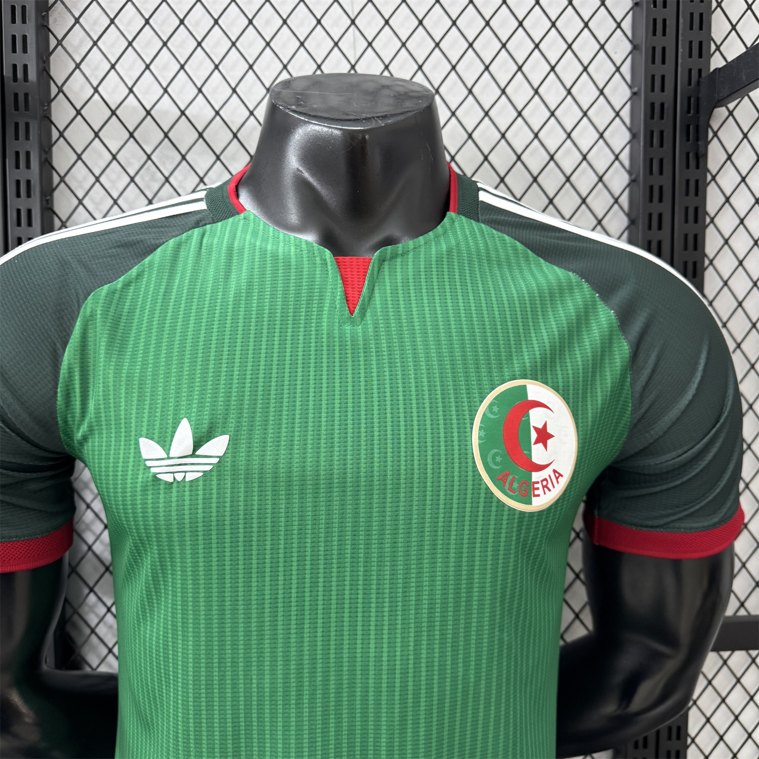 AlphaJersey-Algeria 2026 Away Green Jersey - Player Version