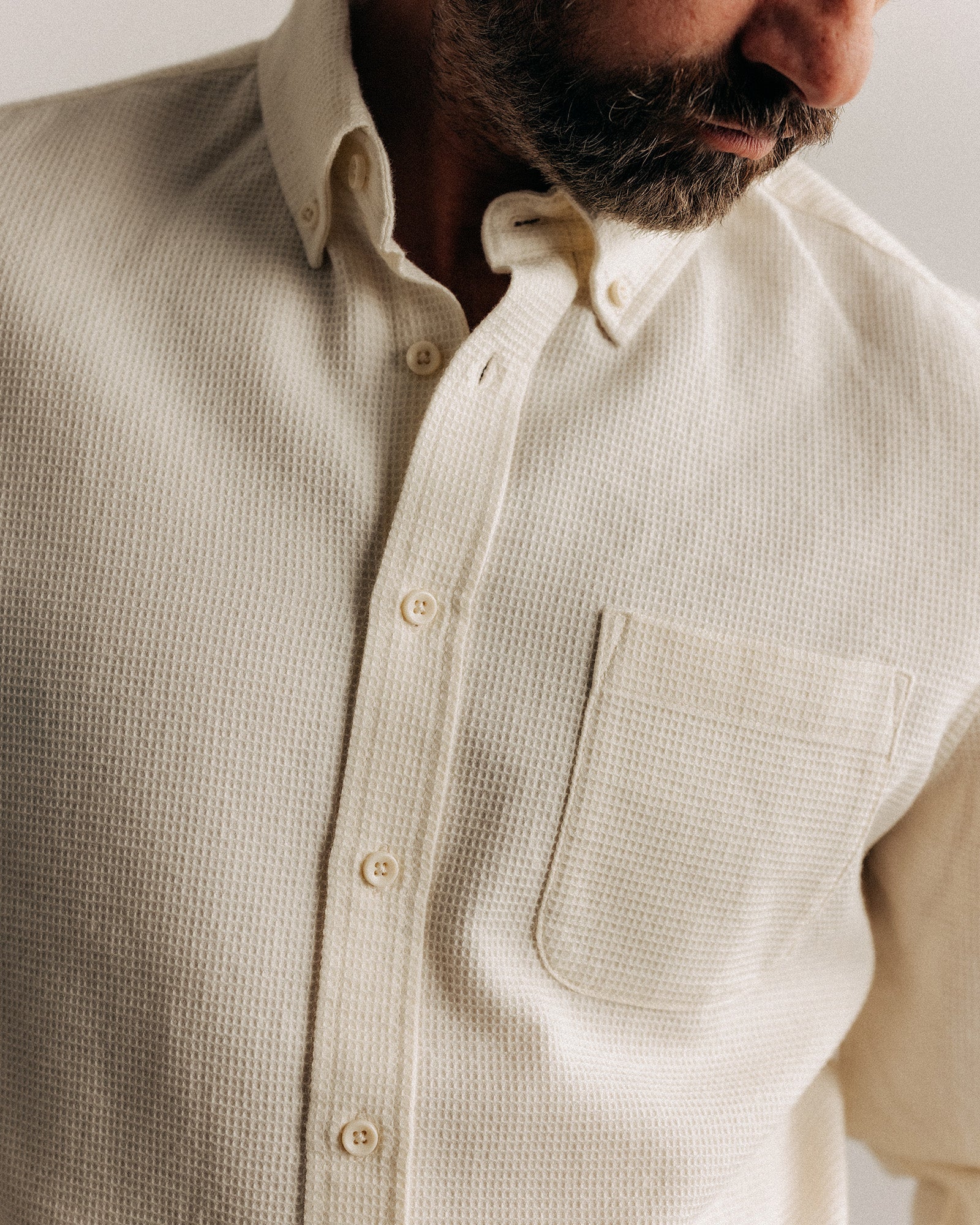 The Jack in Vintage White Waffle | Modern Menswear by yycbvcnbmmnbm