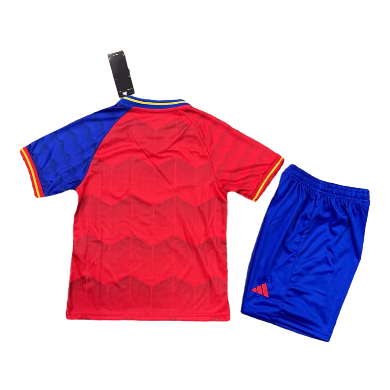 AlphaJersey-Spain 2025 2025 Red And Blue Special Edition Kids Kit