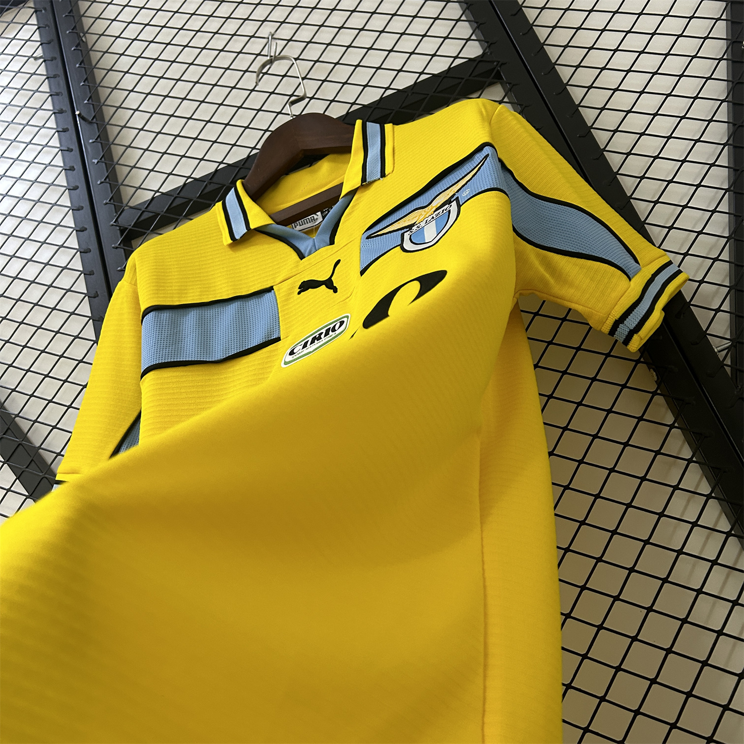 AlphaJersey-Retro Lazio 98-99 Yellow Away Jersey
