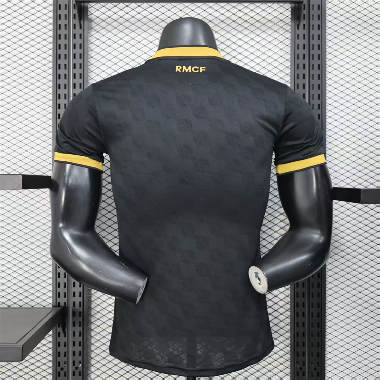 AlphaJersey-Real Madrid 25-26 Polka Dots Black And Gold Jersey - Player Version