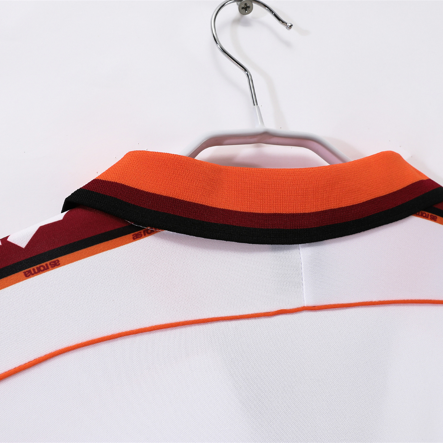 AlphaJersey-Retro Roma 1998-99 Away Long Sleeves Jersey