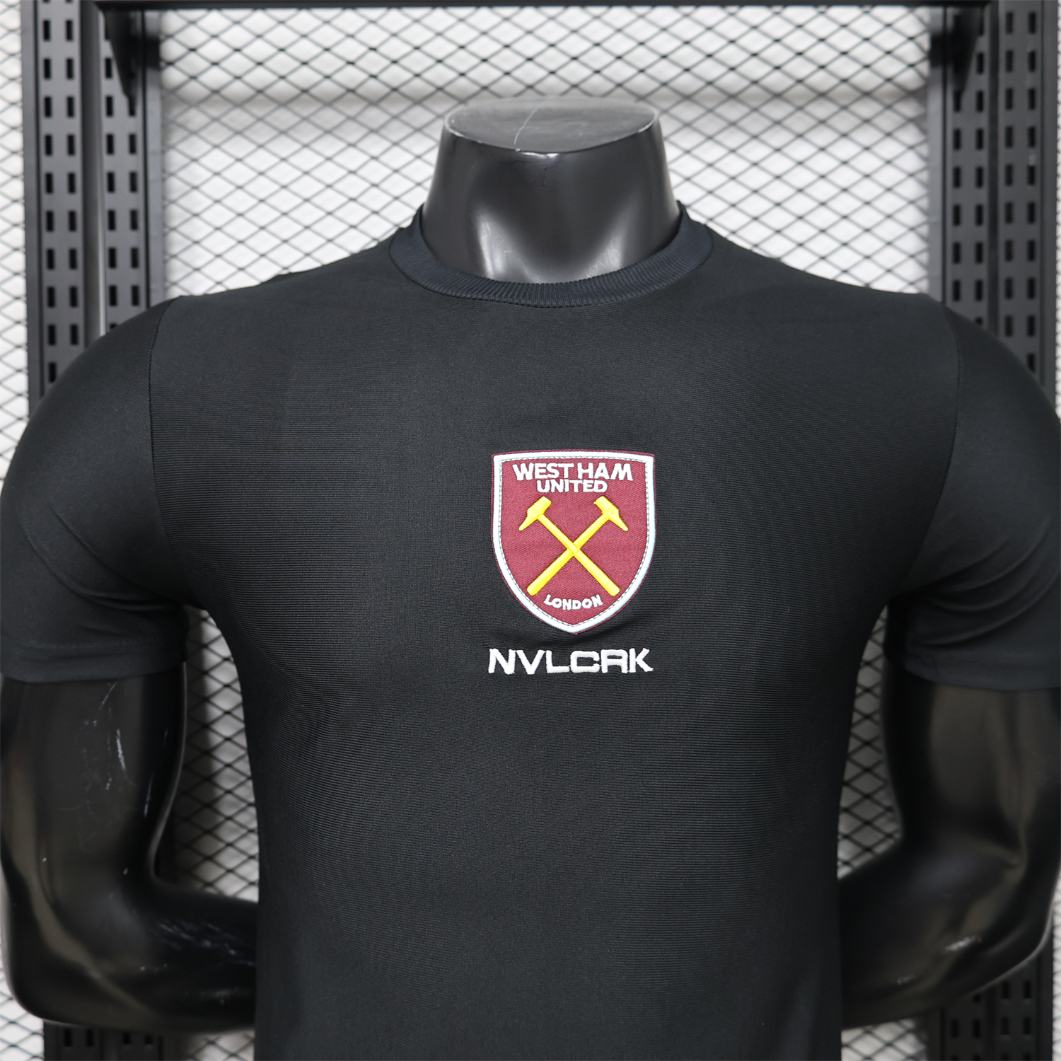 AlphaJersey-West Ham United 26-27 Retro Casual Style Black Polo Jersey - Player Version