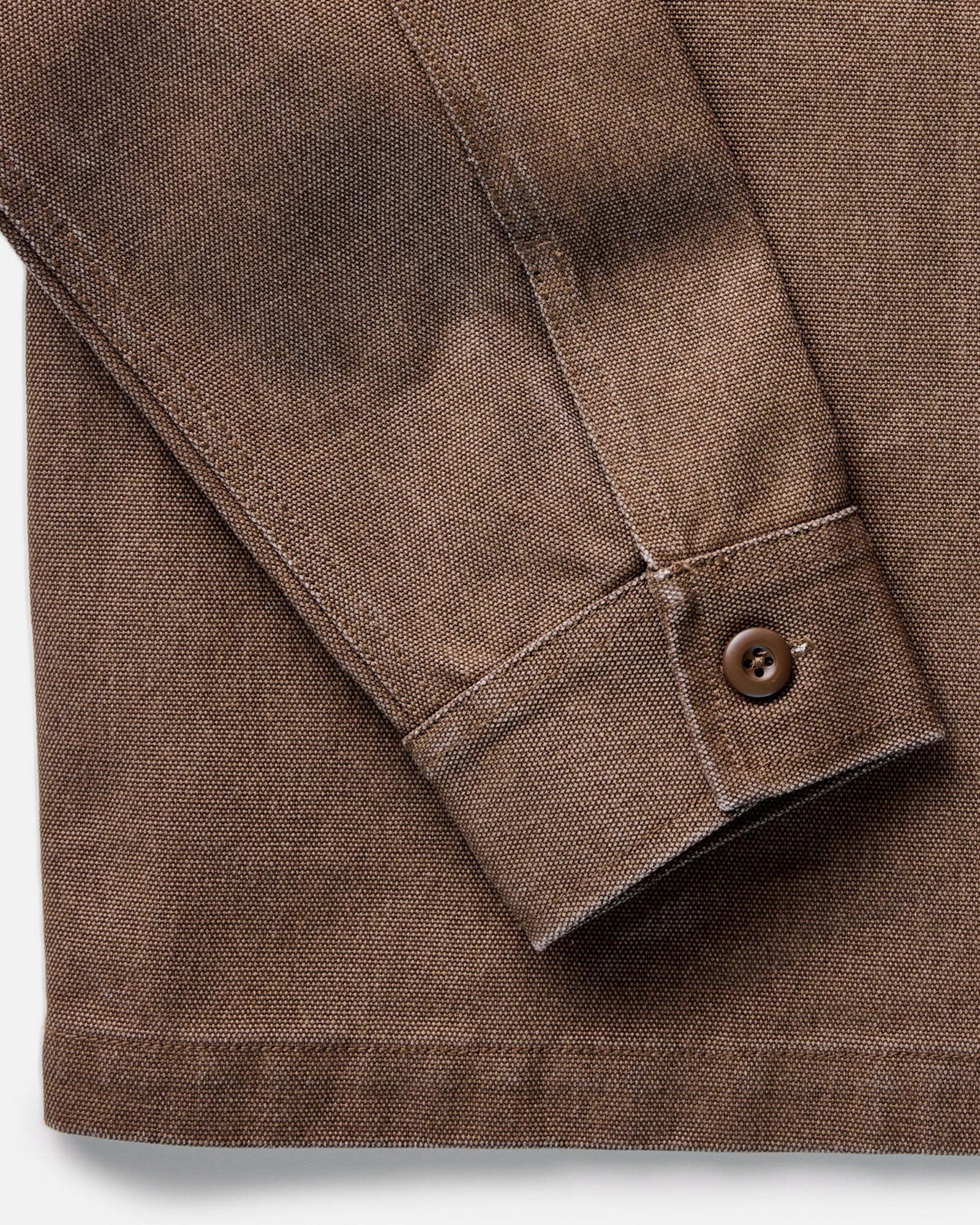 The Shop Shirt in Aged Penny Chipped Canvas | Modern Menswear by yycbvcnbmmnbm