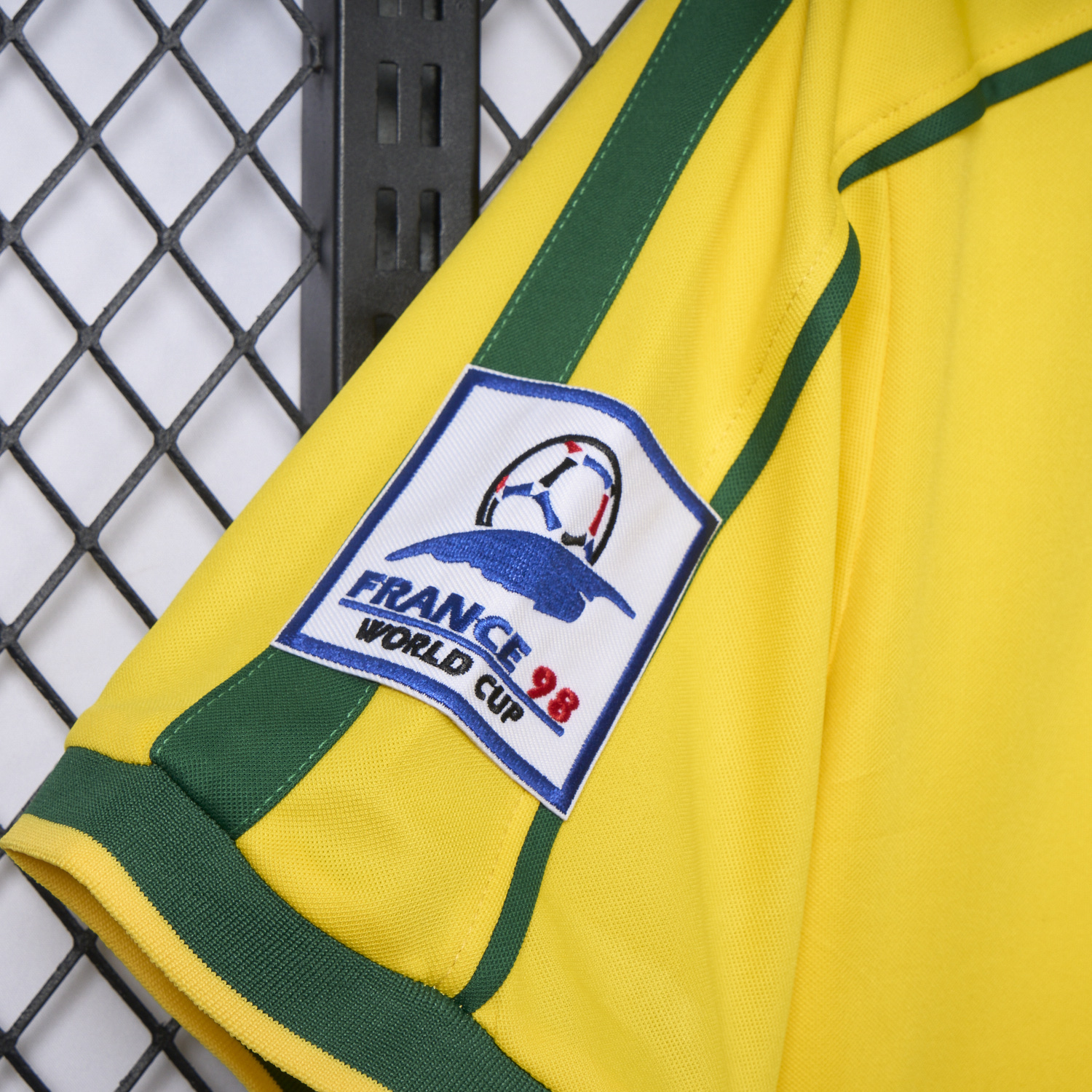 AlphaJersey-Retro Brazil 1998 Home Jersey