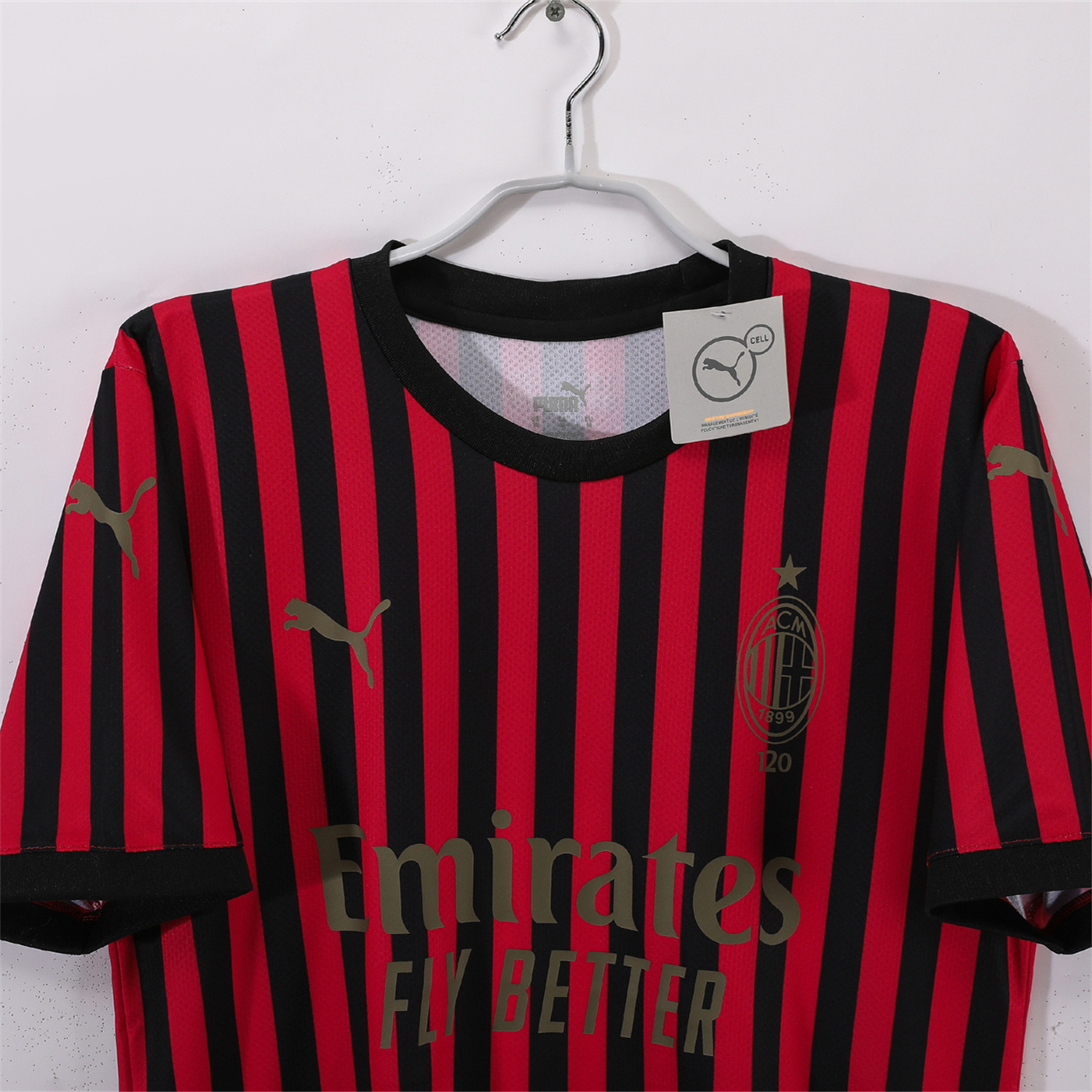AlphaJersey-Retro AC Milan 2019 120th Anniversary Home Jersey