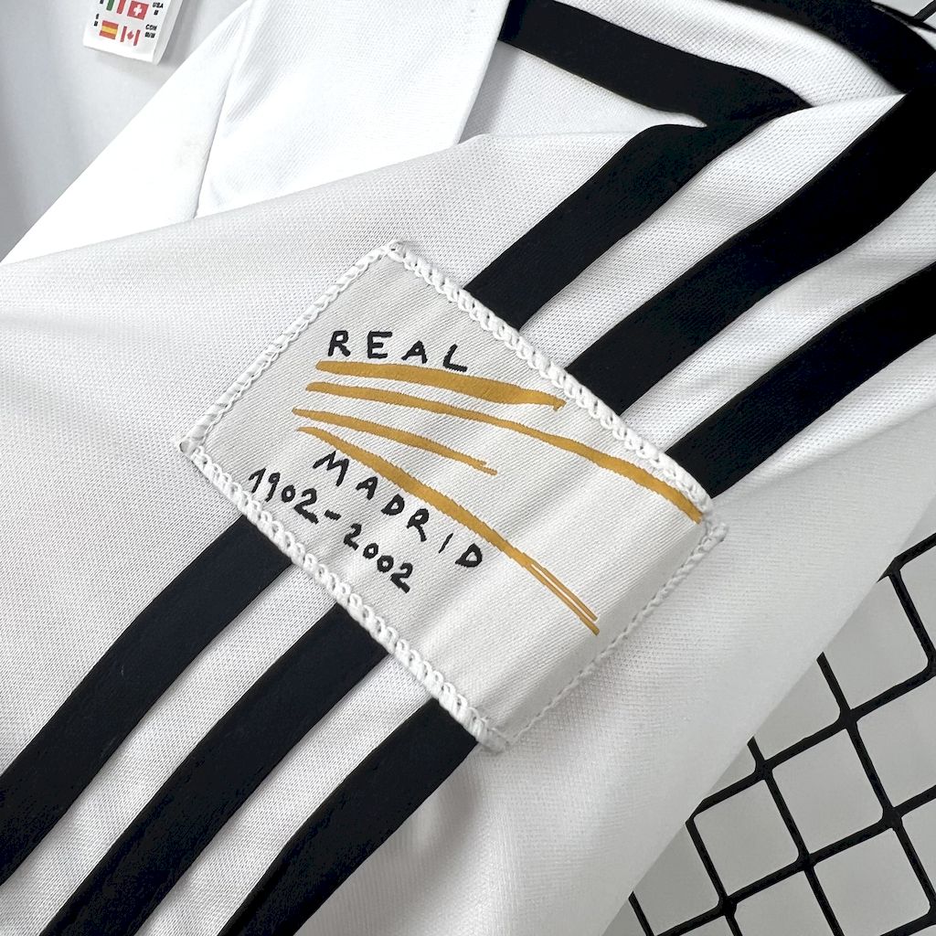 AlphaJersey-Retro Real Madrid 2001-02 European Home Jersey