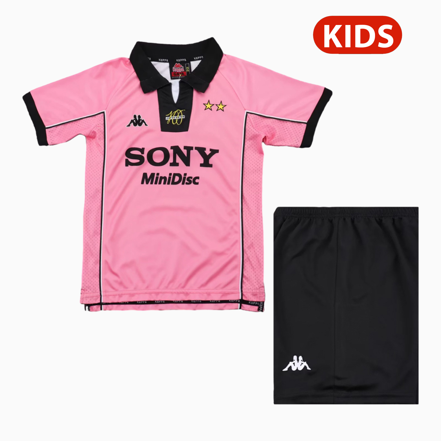AlphaJersey-Retro Juventus 1997-98 Away Kids Kit