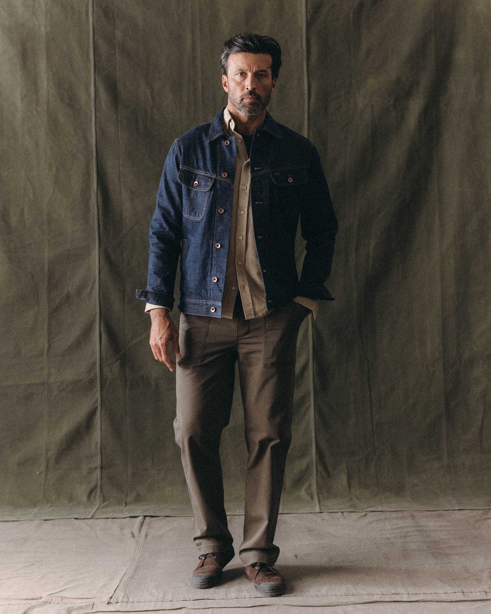 The Long Haul Jacket in Rinsed Organic Selvedge | Modern Menswear by yycbvcnbmmnbm