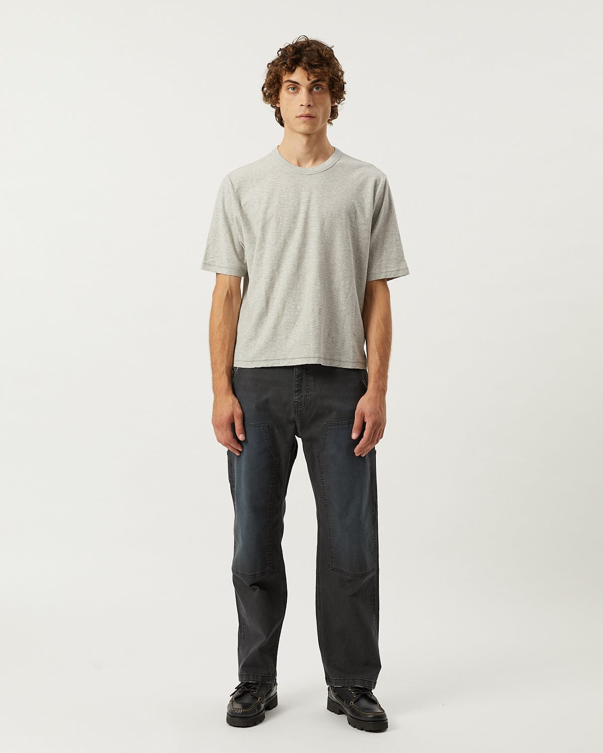 Slub Tee - Heather Grey | Modern Menswear by yycbvcnbmmnbm