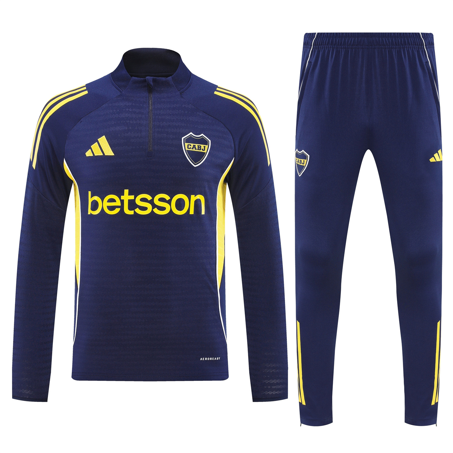AlphaJersey-Boca Juniors 25-26 Long Sleeves Training Set - Royal Blue Top & Pants