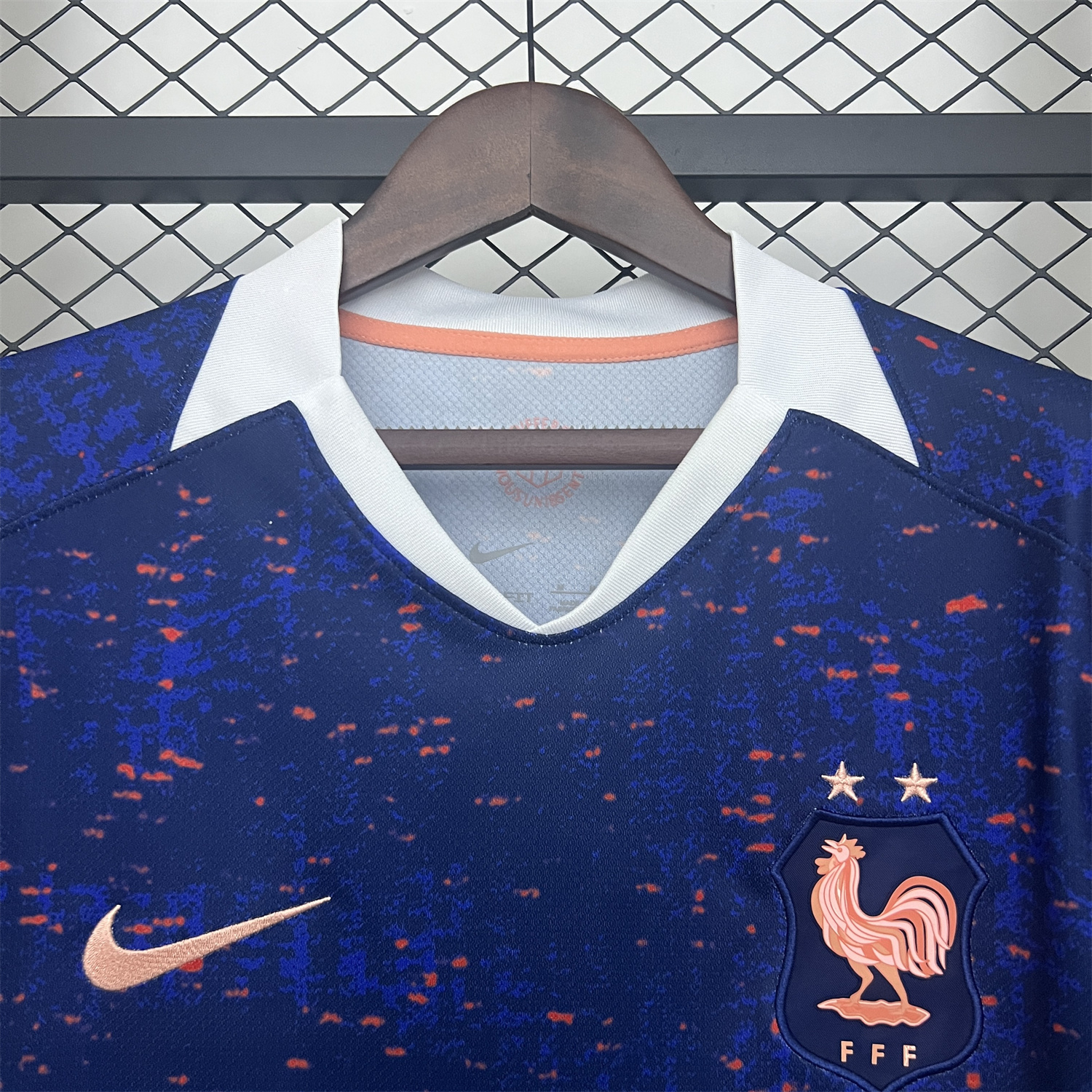 AlphaJersey-France 2025 Women's Team Home Jersey - Men's Fans Version