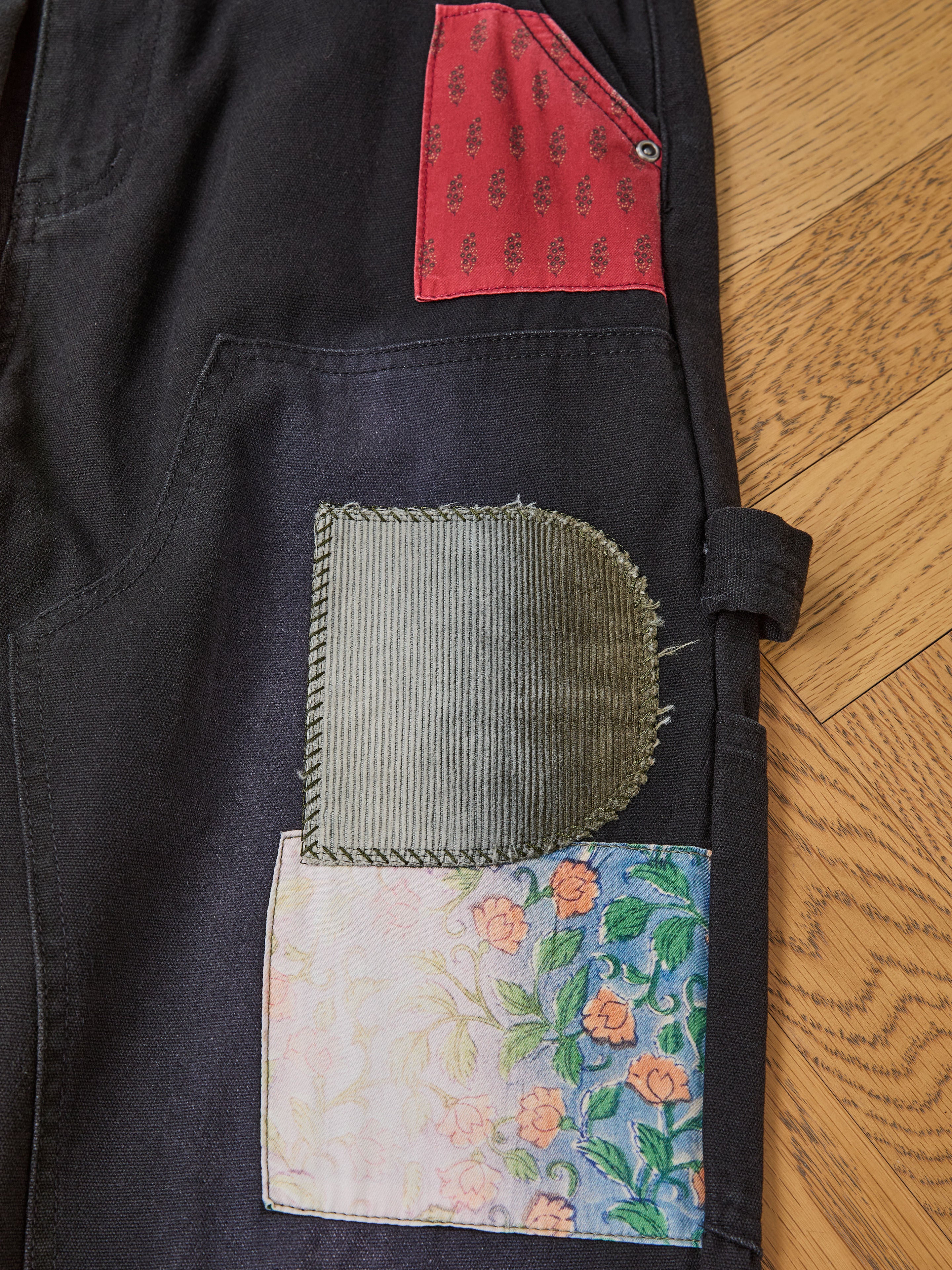 Tapestry Carpenter Canvas Pants | Modern Menswear by yycbvcnbmmnbm