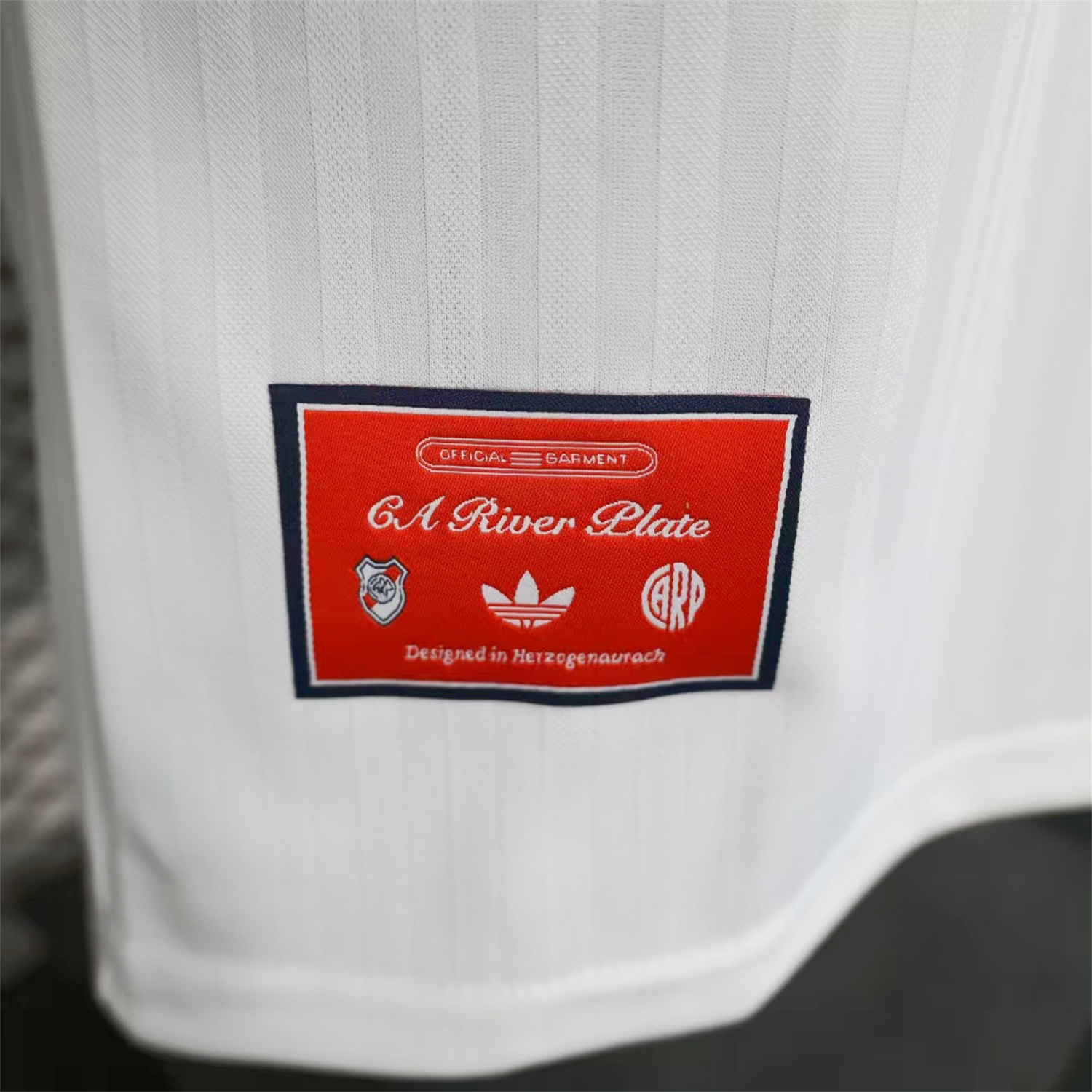 AlphaJersey-River Plate 25-26 Originals Terrace Icon White Jersey - Player Version