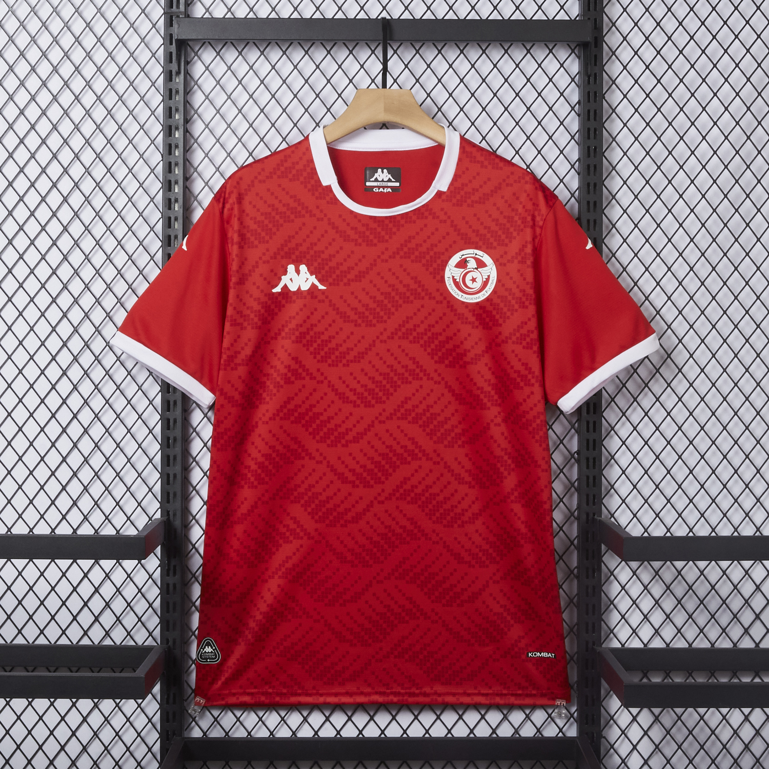 AlphaJersey-Tunisia 2026 Home Red Jersey - Fans Version