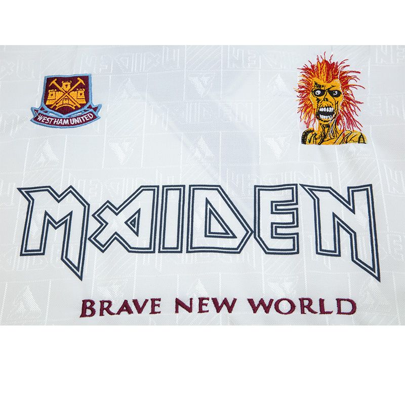 AlphaJersey-Retro Iron Maiden x West Ham 1999-01 Away Jersey