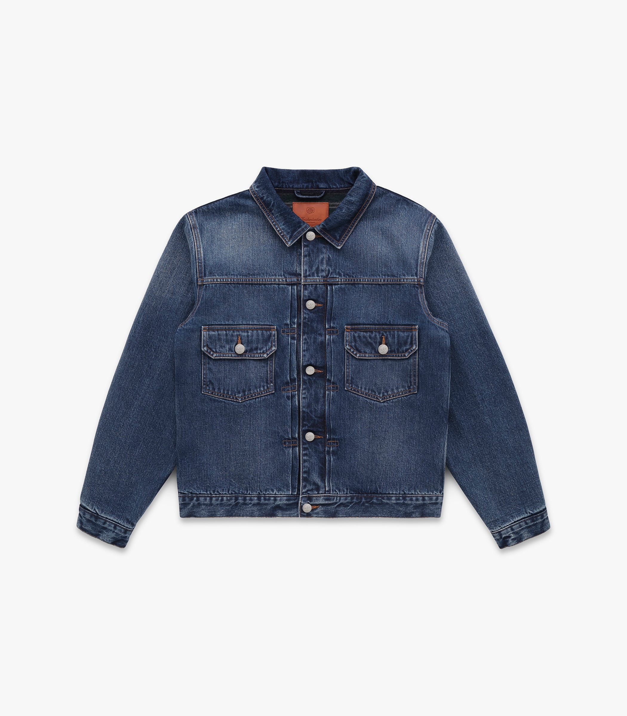 Wayfarer Wool Blanket Lined Denim Trucker | Modern Menswear by yycbvcnbmmnbm